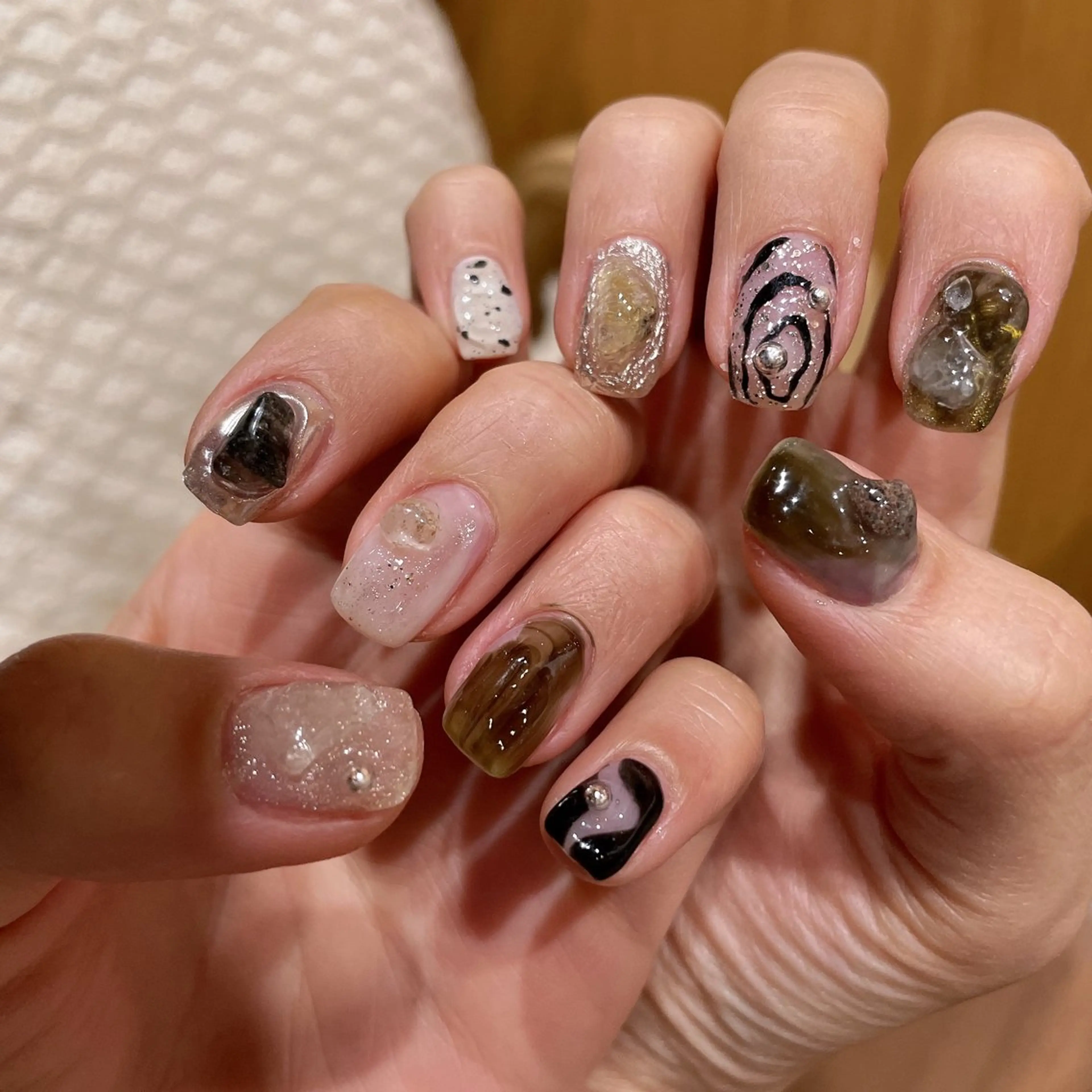 ネイル 持ち込み liberté🫧 新小岩のネイルデザイン