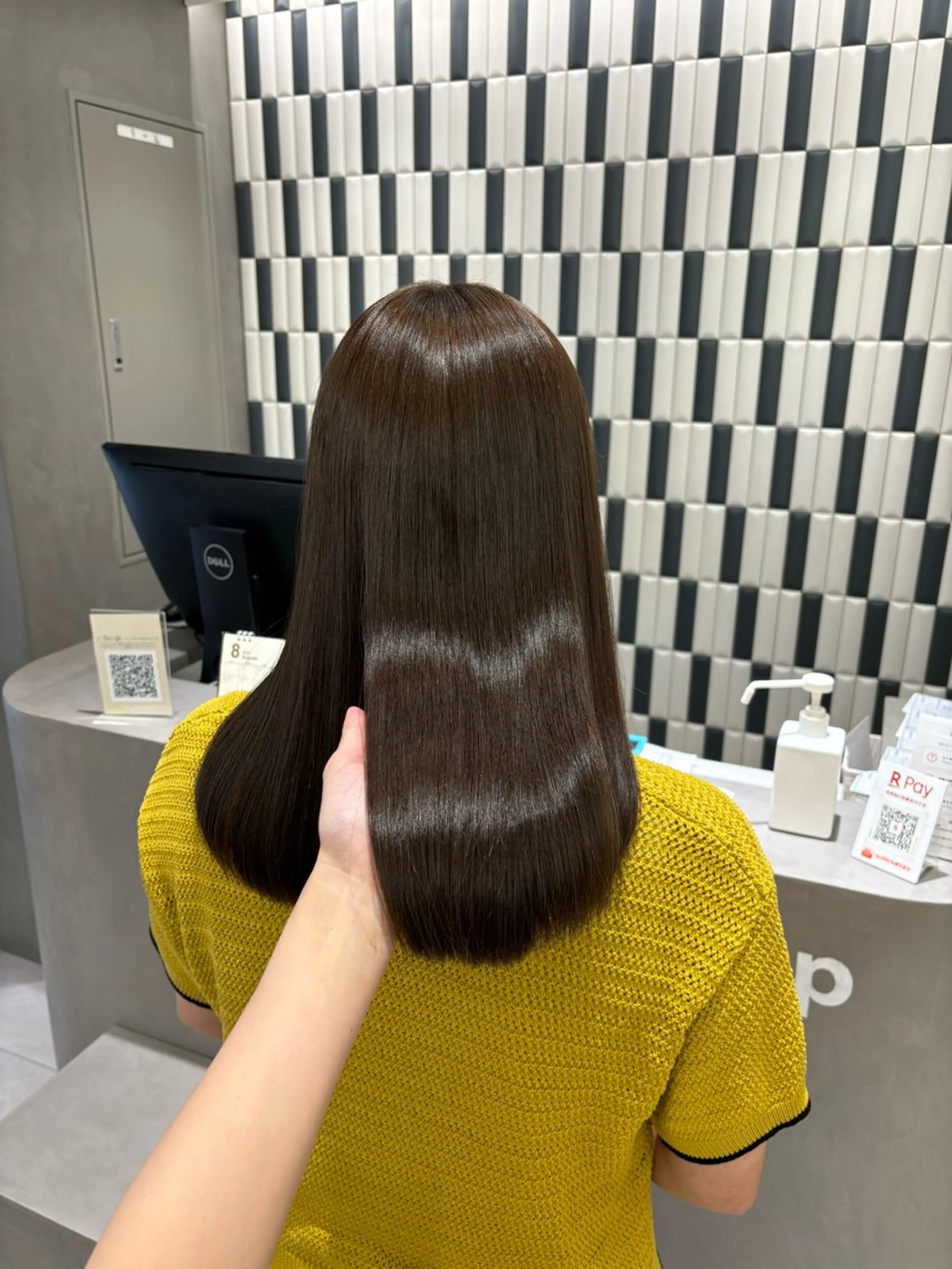 セミロング カラー 望 吹のヘアスタイル