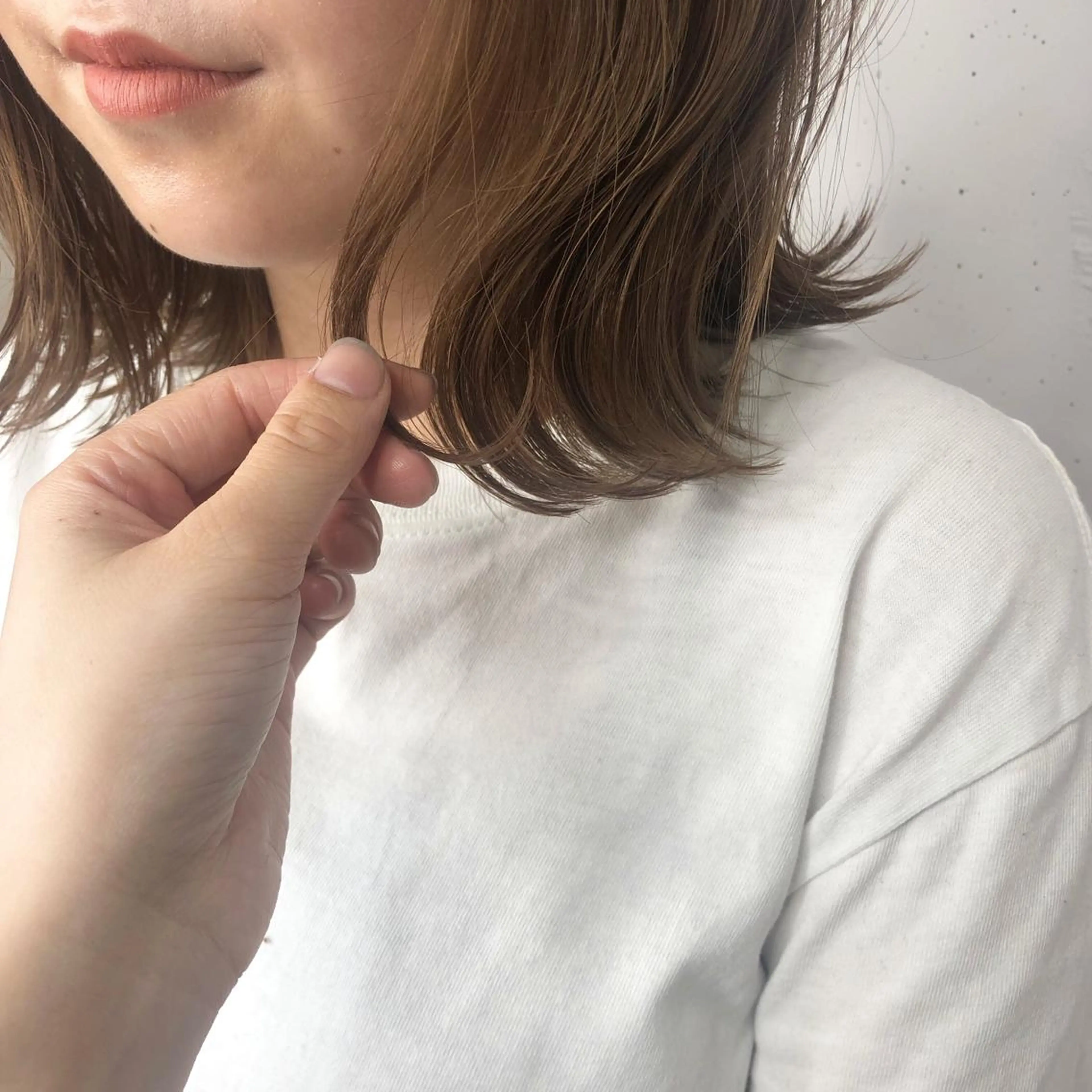 ショート 顔周りの垢抜けヘア 立山愛梨のヘアスタイル