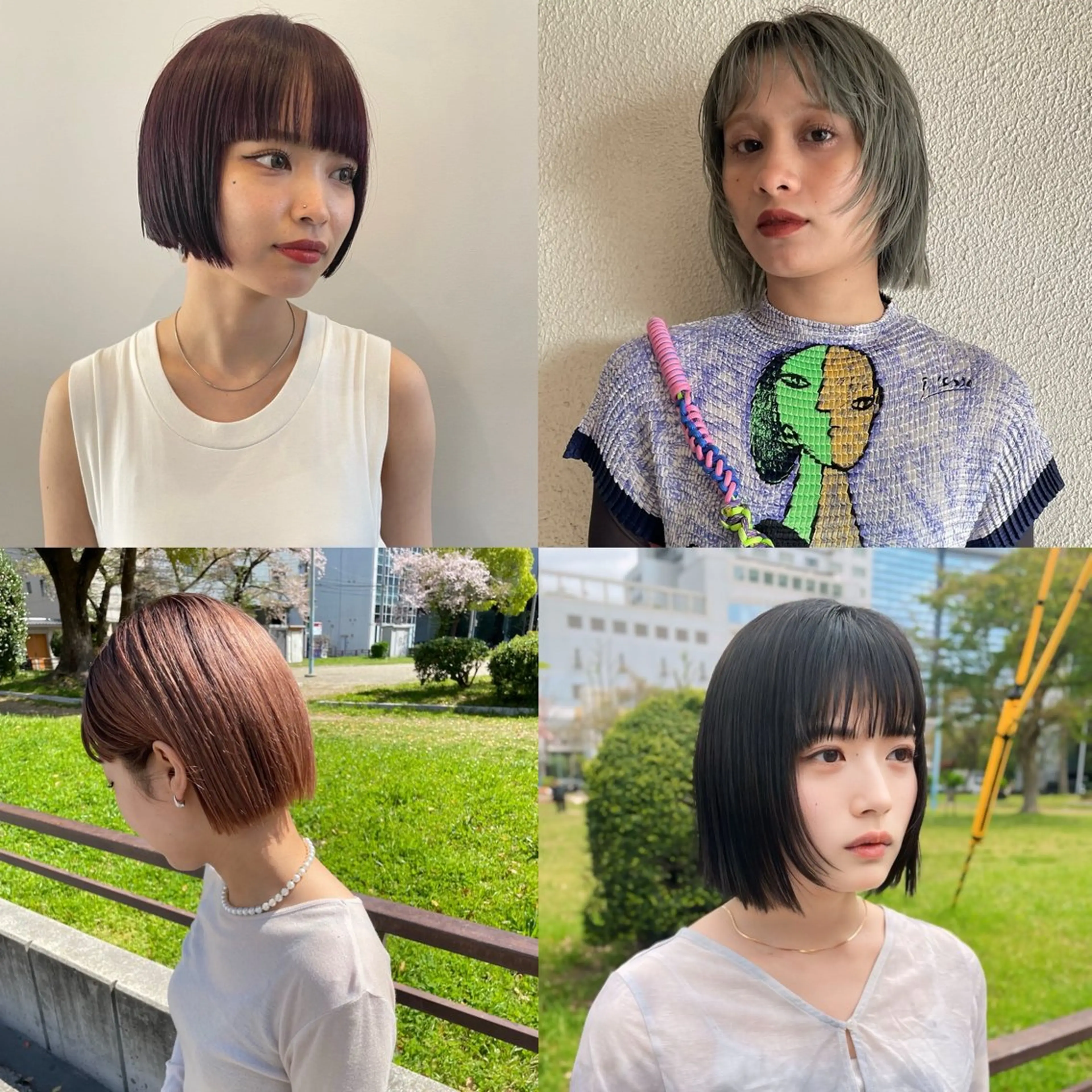 ショート ボブ／パーマ指名 No. 1🍃れんとのヘアスタイル