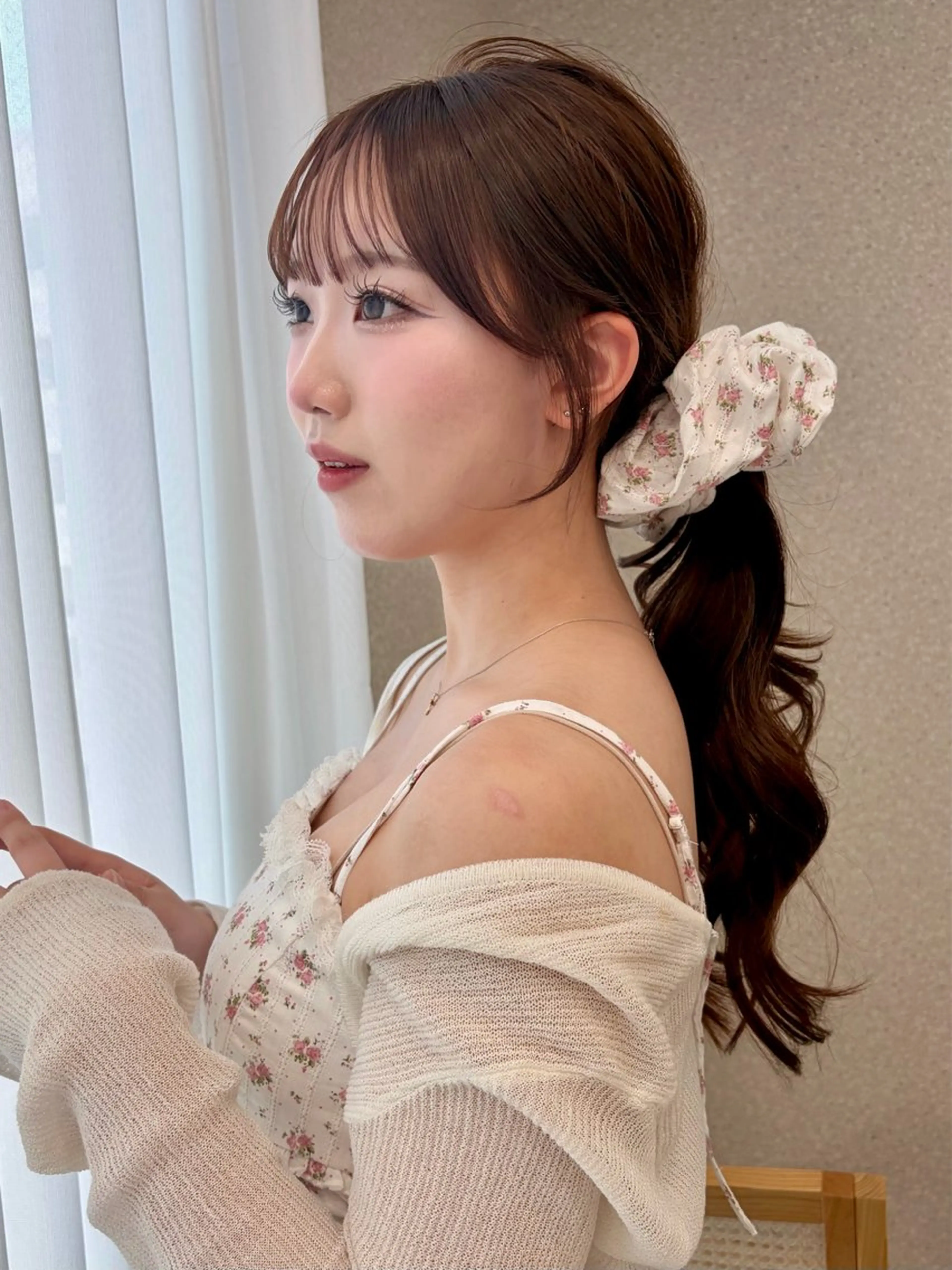 ロング 韓国風ヘア カット ヘアカラー トリートメント よしだ はるのヘアスタイル