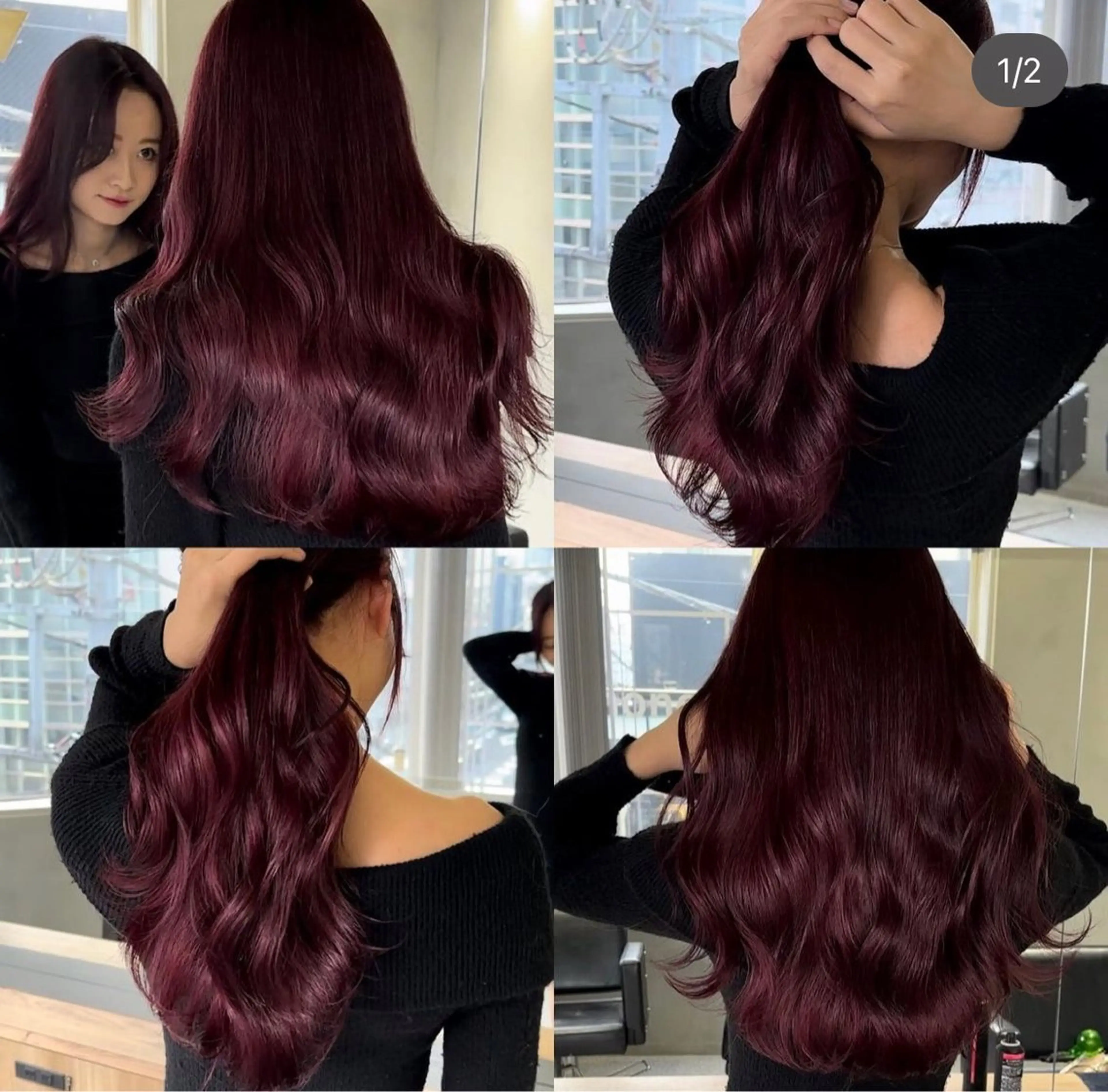 カラー 黒髪 ピンクカラー miyusOmotesando所属・エイジング縮毛矯正 九嶋優斗のその他イメージ