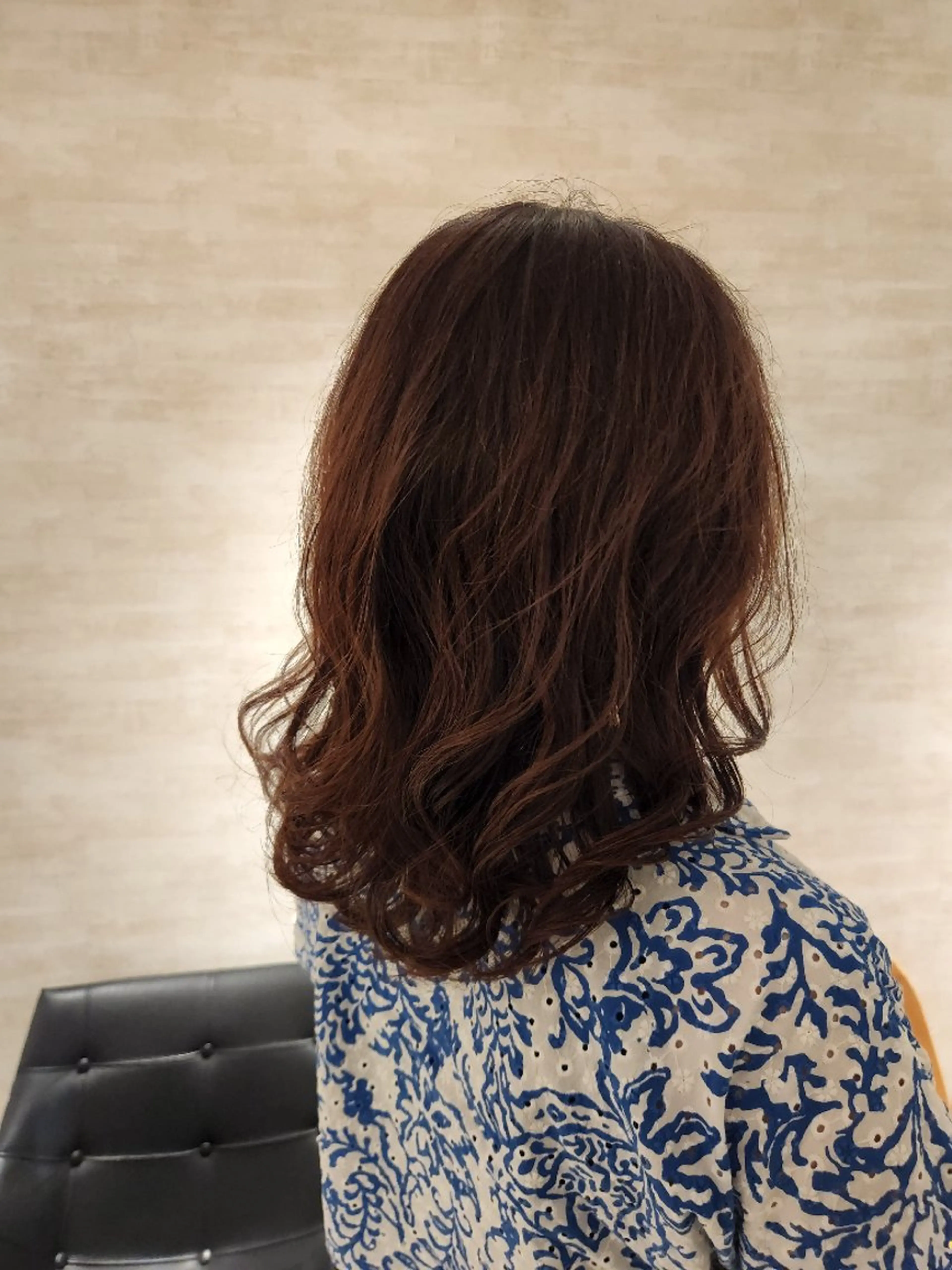 セミロング パーマ セミロングパーマ ✨カット✨ 小田　なつめのヘアスタイル