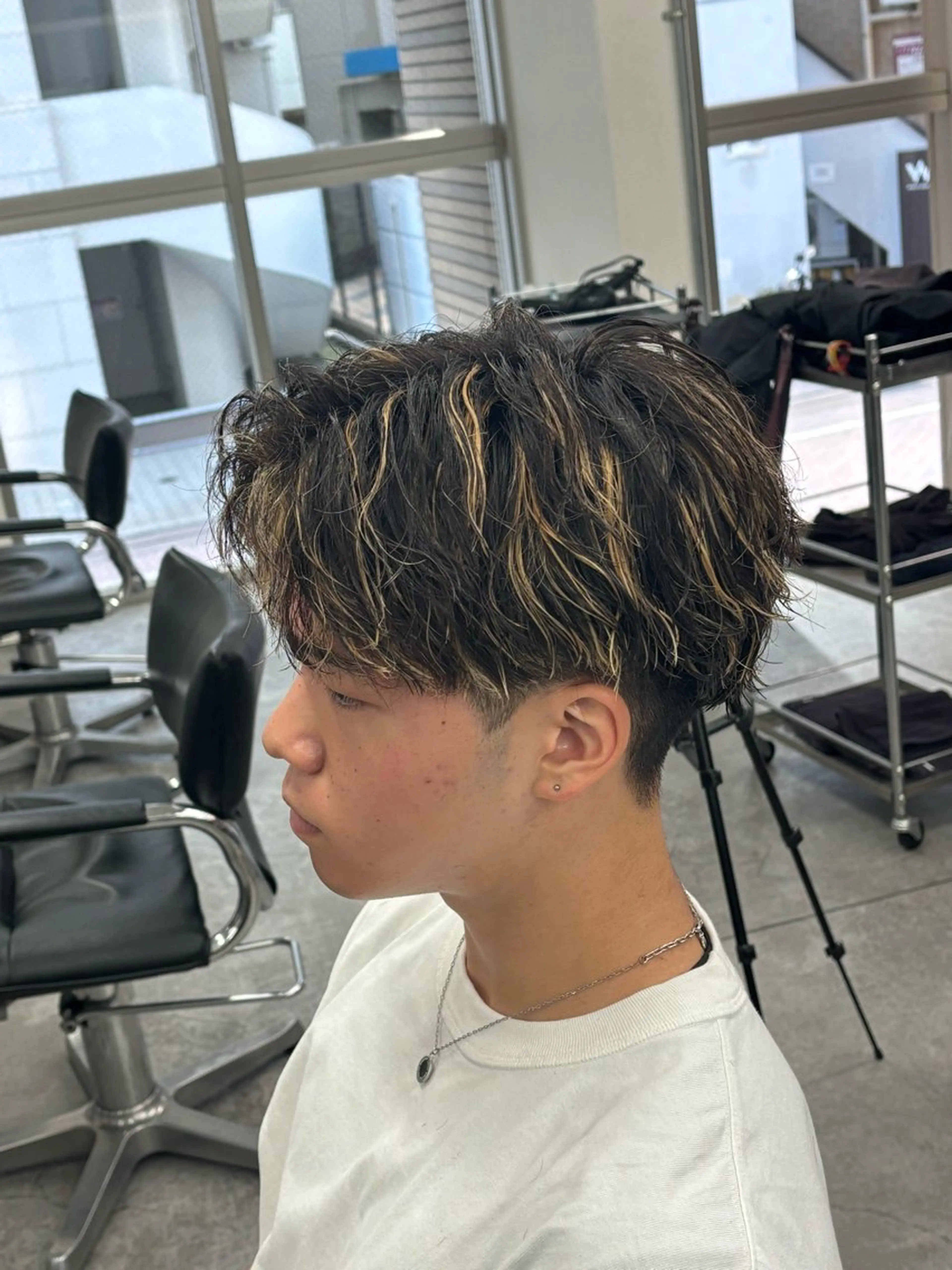 ショート パーマ メンズ カット パーマ ヘアセット お悩み解消✨/ メンズパーマ✨/直樹のヘアスタイル