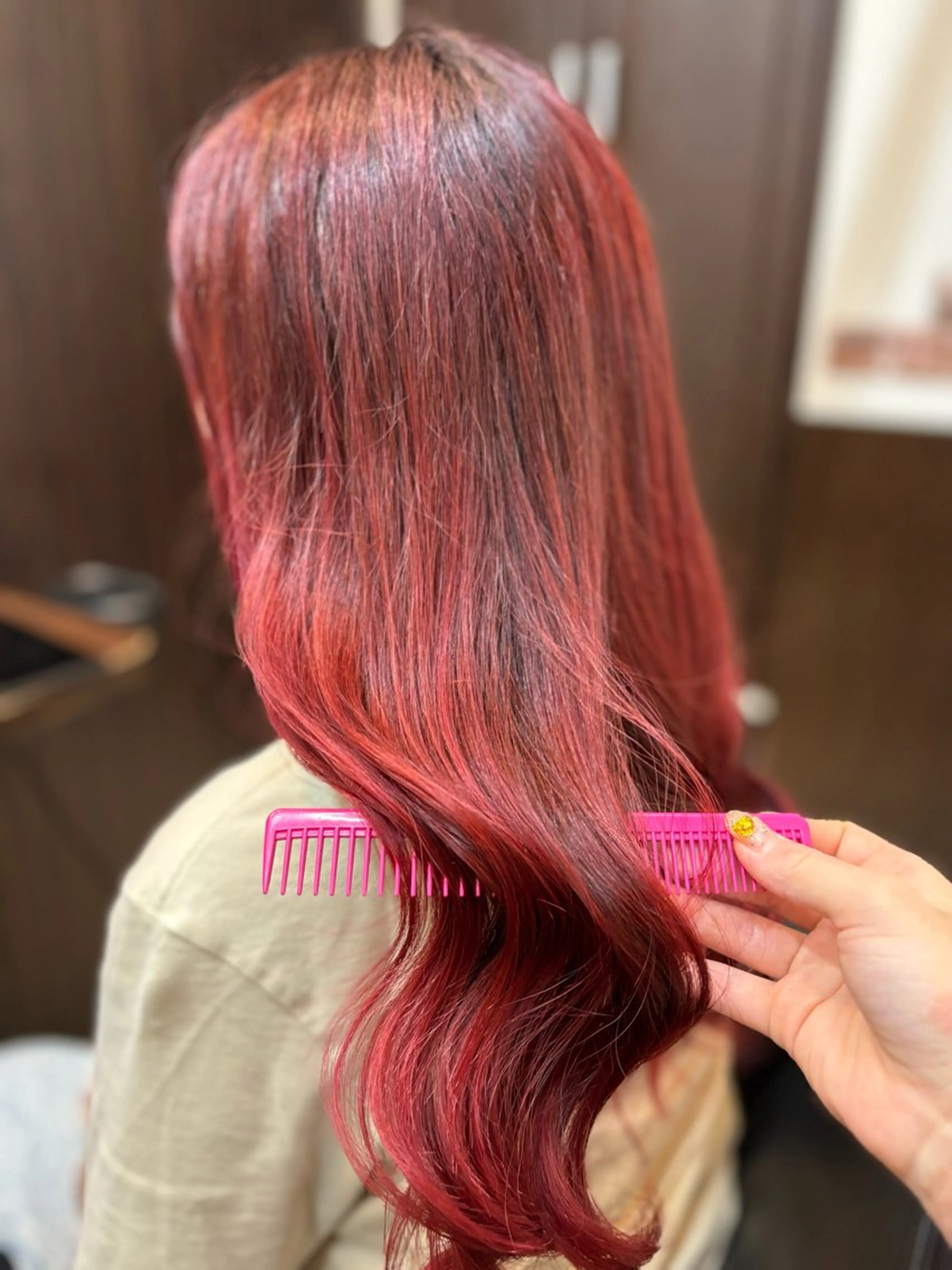 ロング カラー ヘアカラー トリートメント Riko 🎀🍪のヘアスタイル