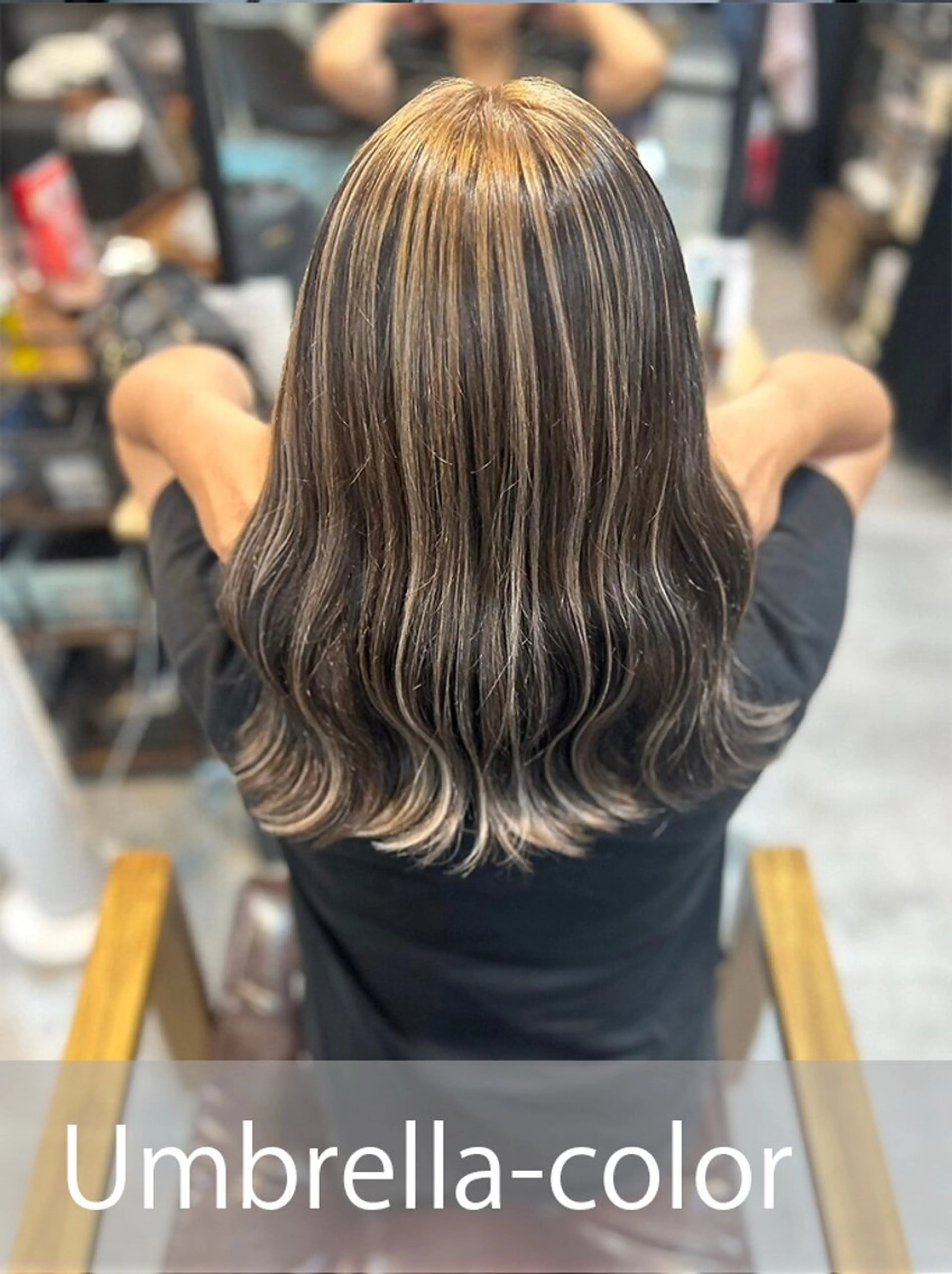 カラー 濱田 志妃のヘアスタイル