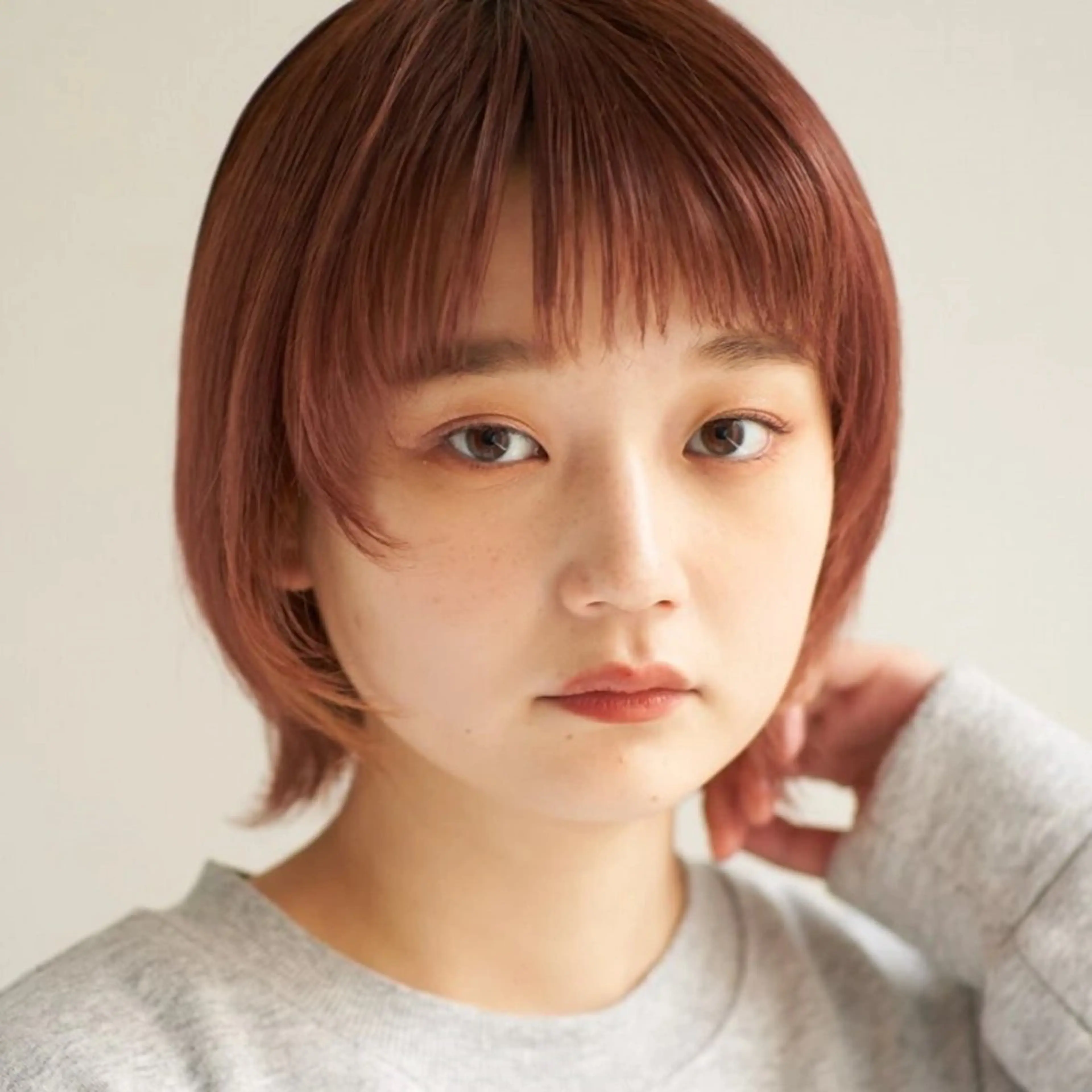ショート 【ショート/ボブ 丸みショート】深萱のヘアスタイル