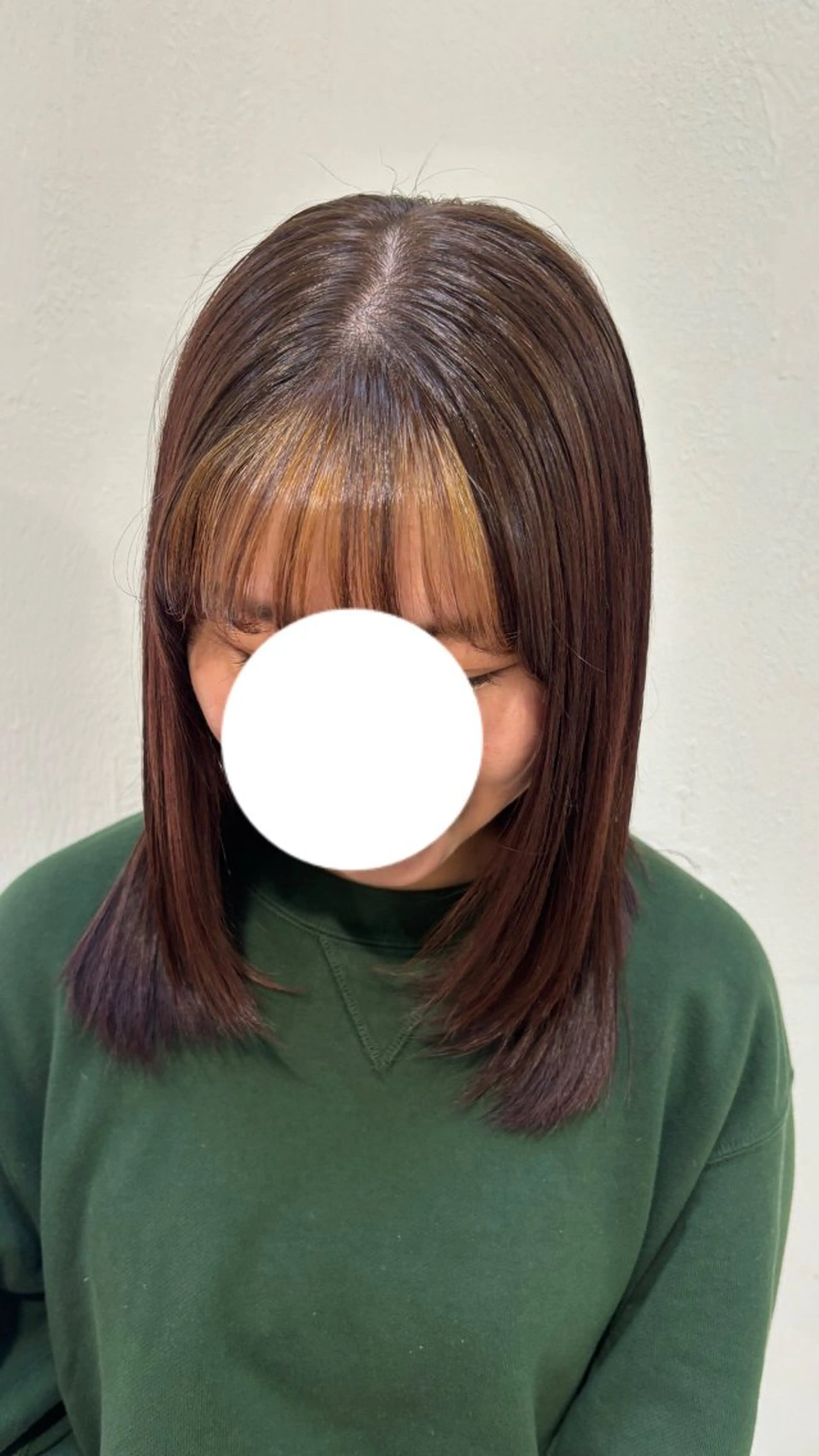 ミディアム カラー ブリーチ ブラウンカラー モデル募集中🐰 豊橋/金城未帆🌙のヘアスタイル