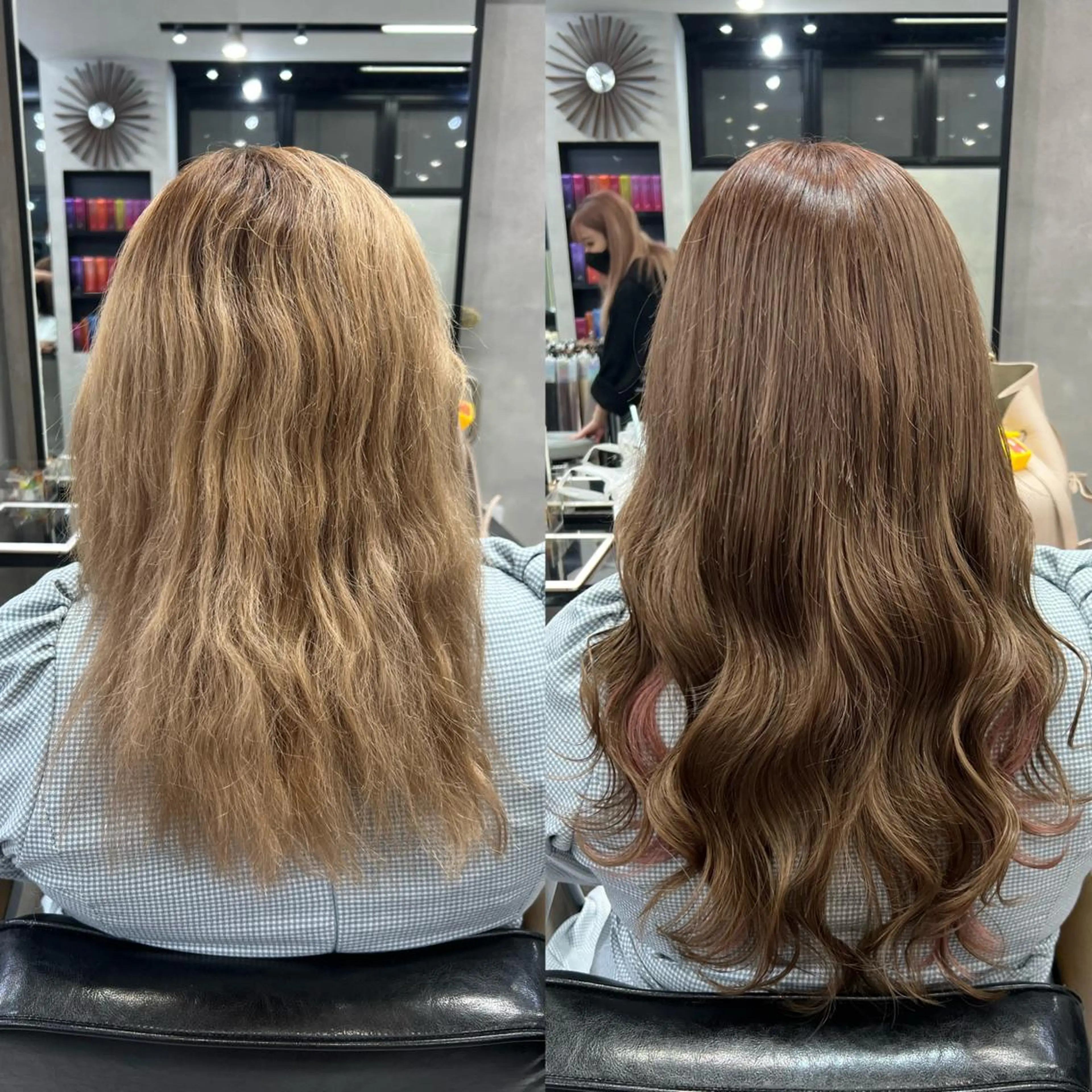 ロング カラー ヘアアレンジ シールエクステ アディクシーカラー アッシュ バレイヤージュ ベージュカラー カット ヘアカラー エクステ ar+ ❤︎ maiのヘアスタイル