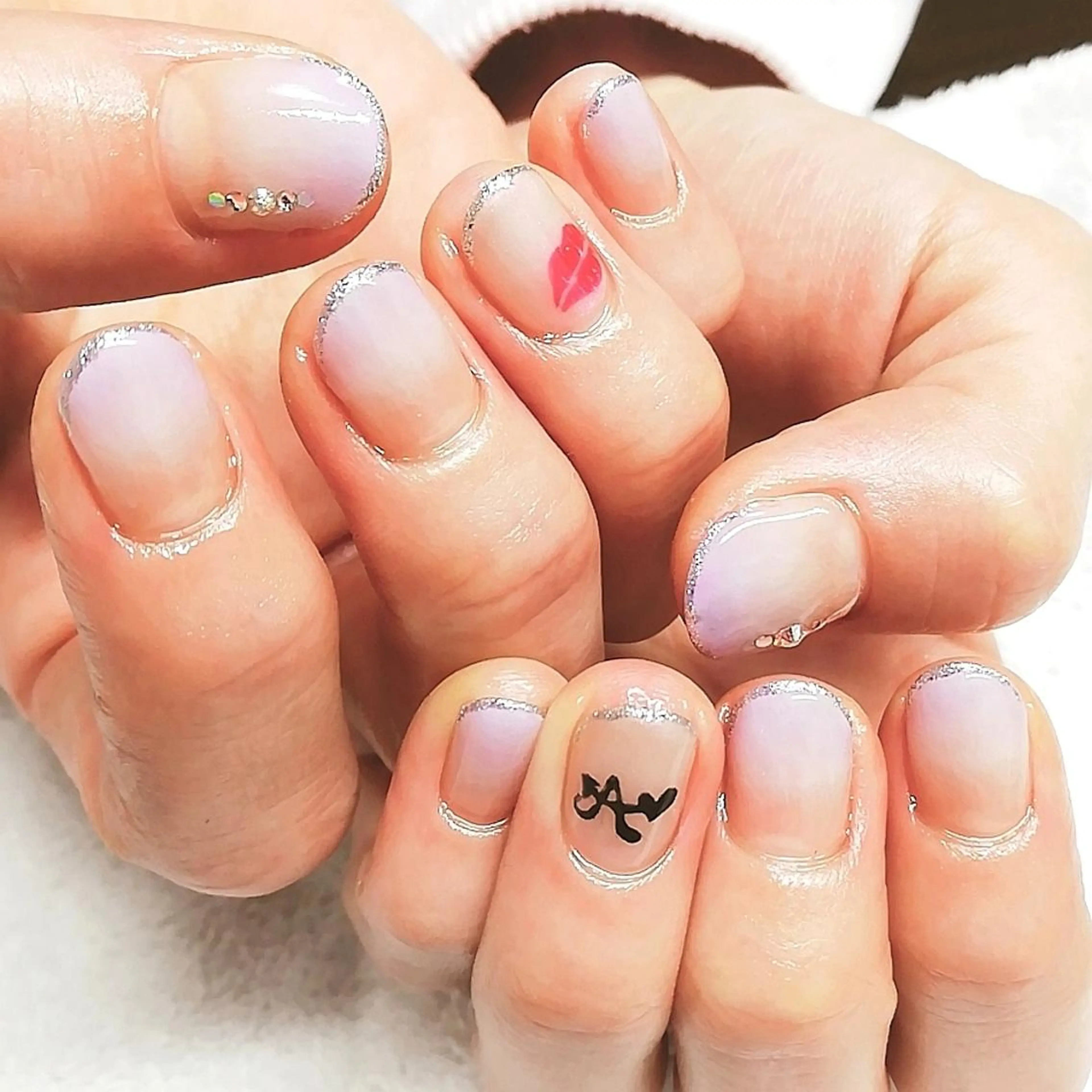 ネイル アートネイル 持ち込み ハンドネイル 柴崎 美幸のネイルデザイン