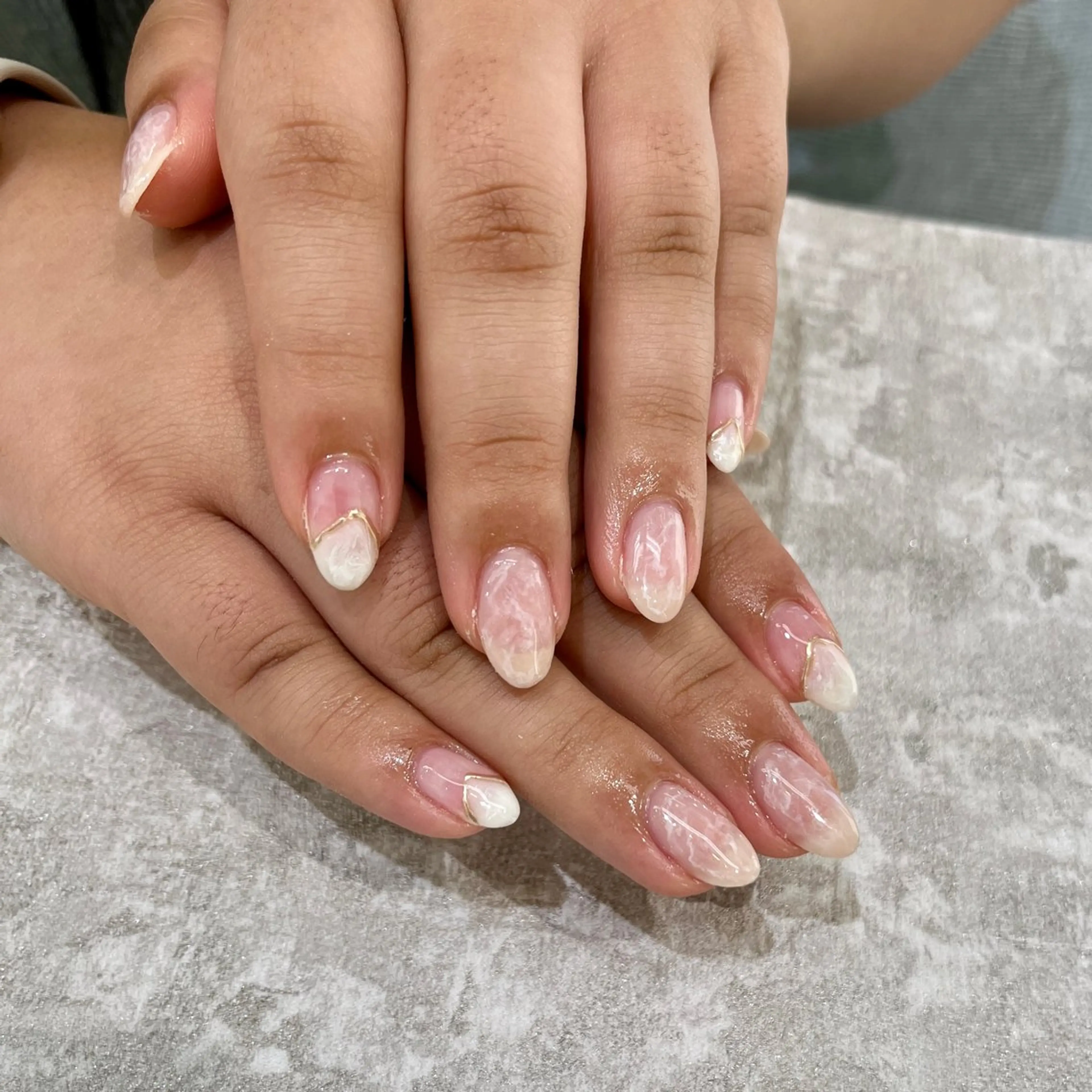 ネイル ハンドネイル 大島 玲奈のネイルデザイン