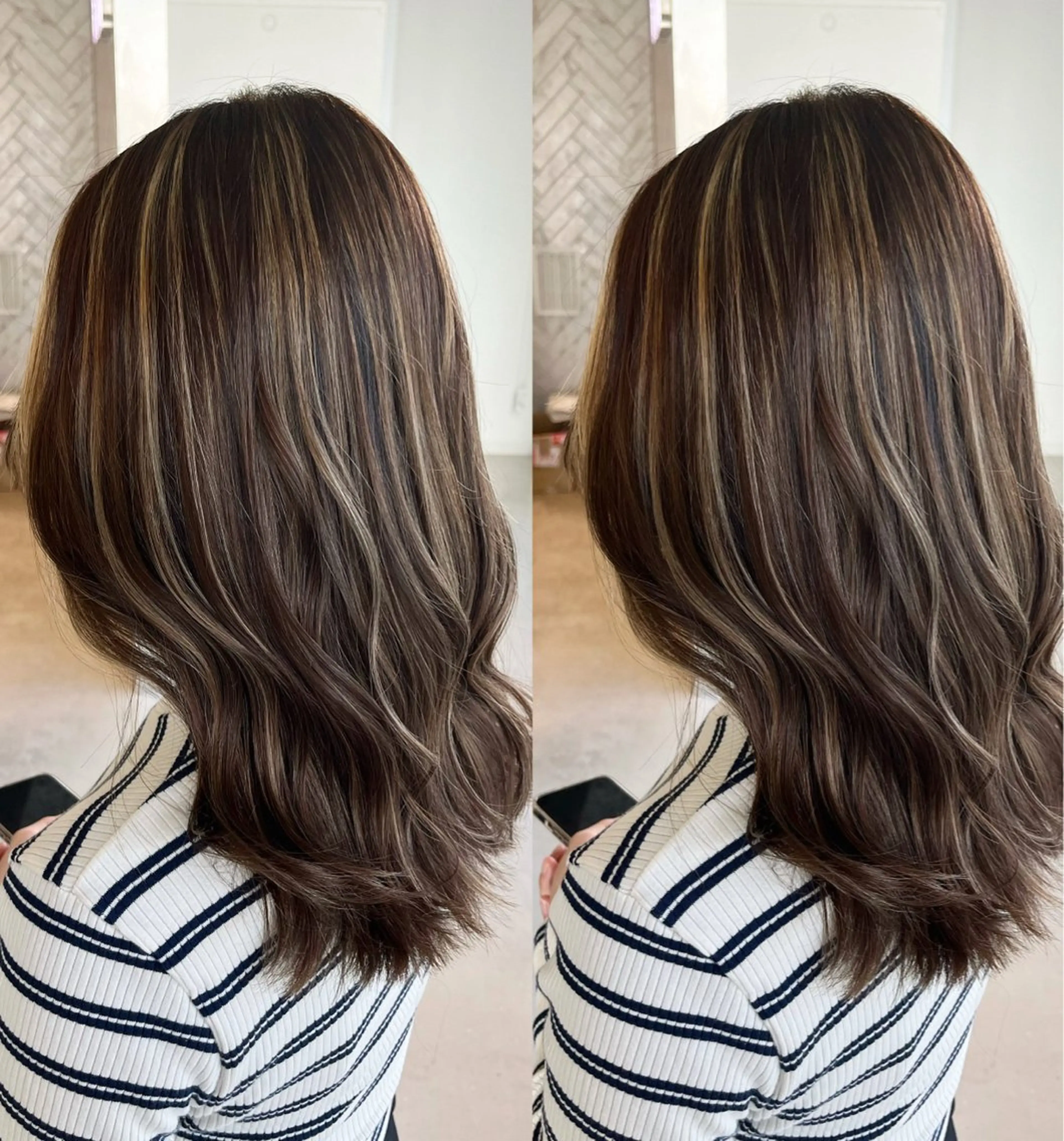 セミロング ヘアカラー トリートメント 🏅EIGHT難波/ 【店長】タモツのヘアスタイル