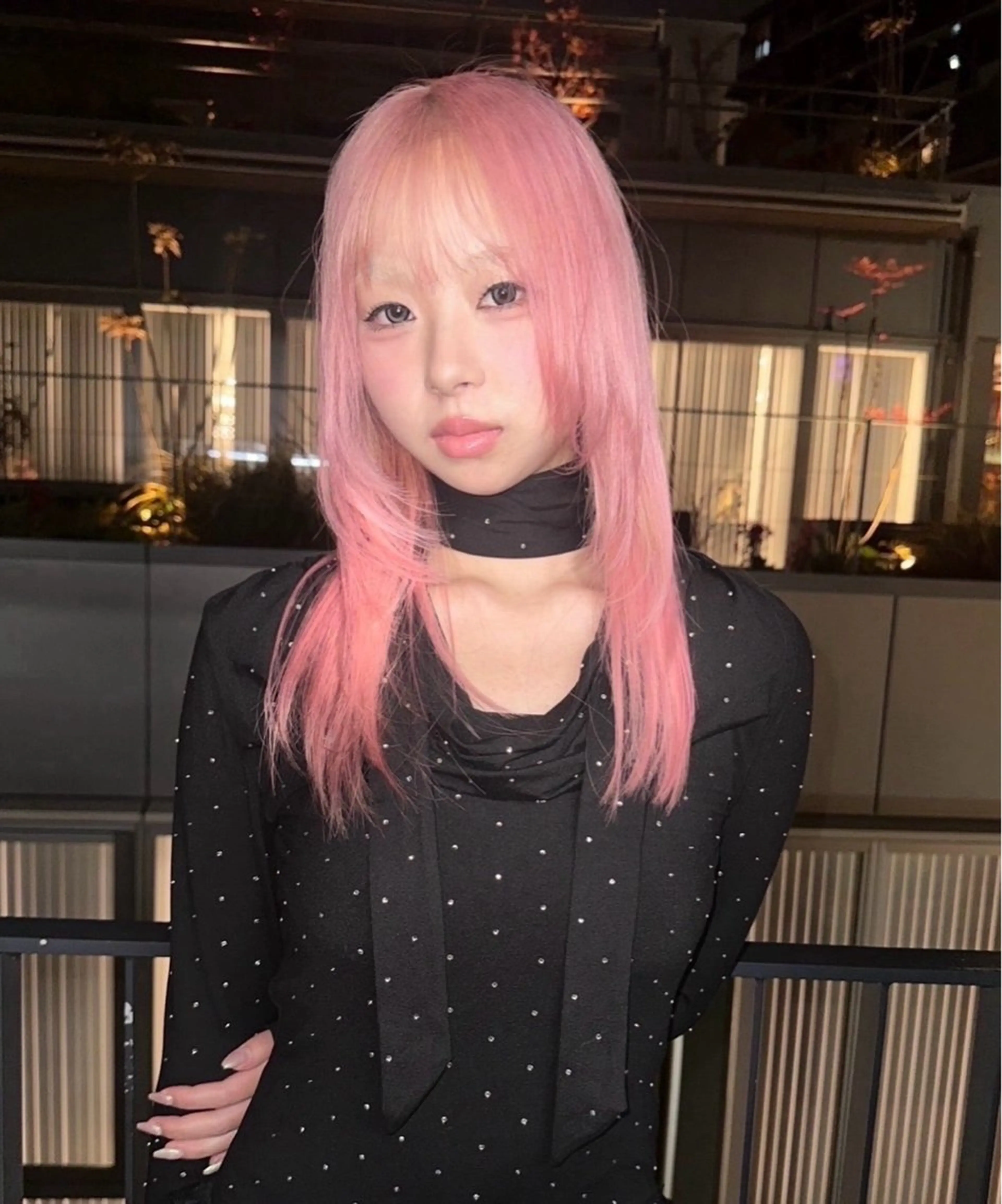 セミロング ヘアカラー 山口 真世のヘアスタイル