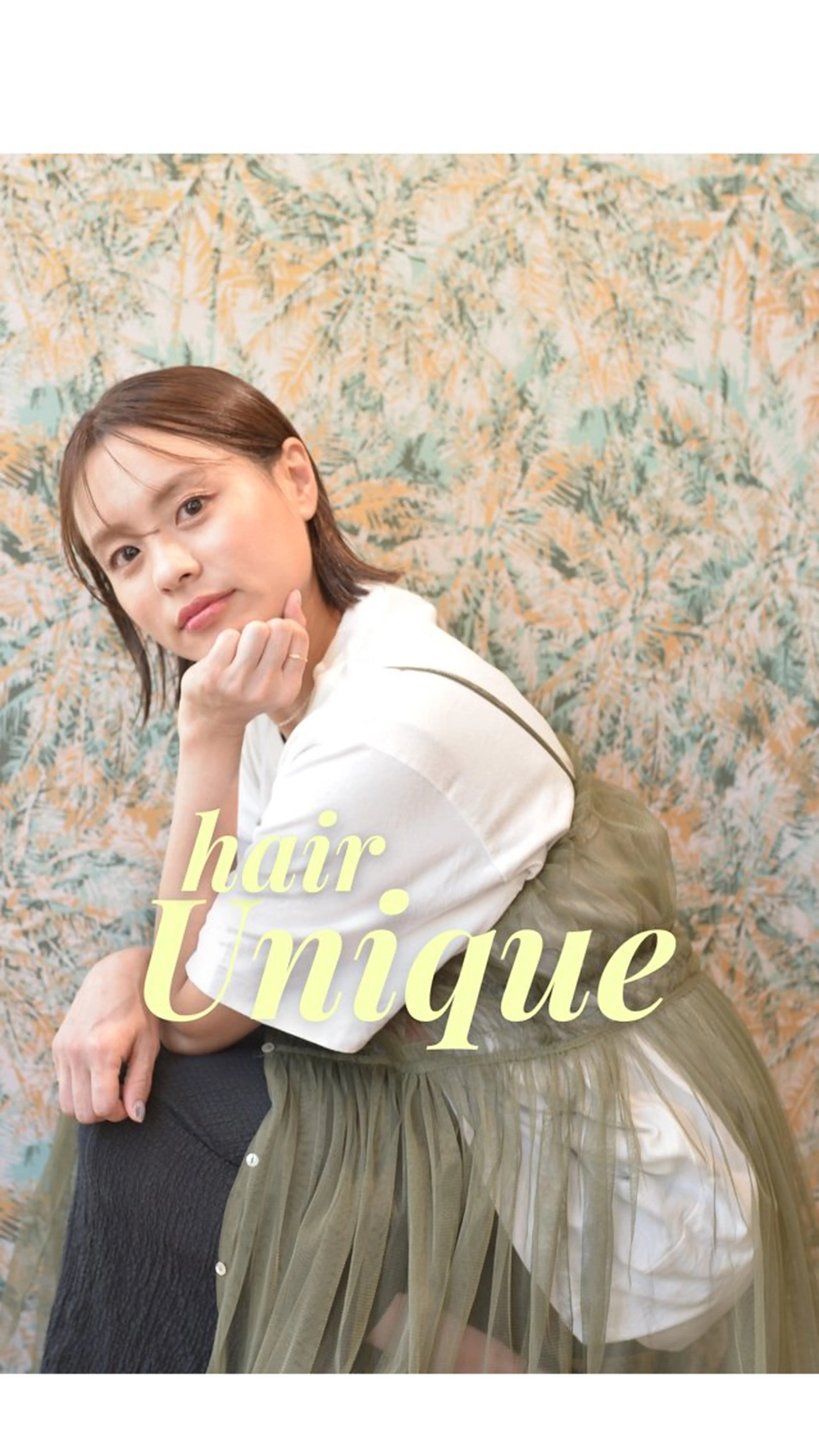 ショート カラー カット ヘアカラー トリートメント Unique ユニークのヘアスタイル