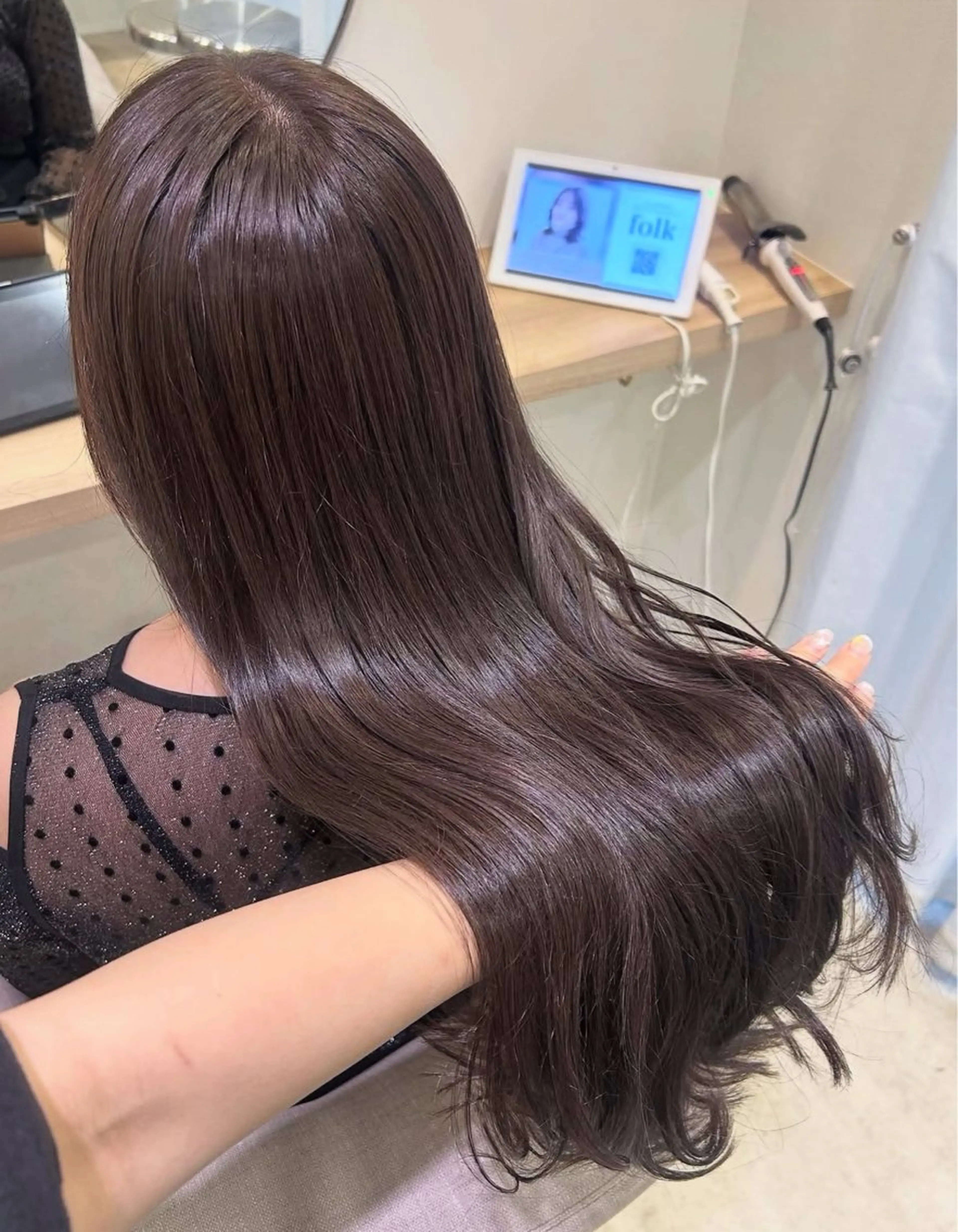 【新規】🤍前髪カット+カラー+リンケージトリートメント🤍￥13200⇒￥9900の写真