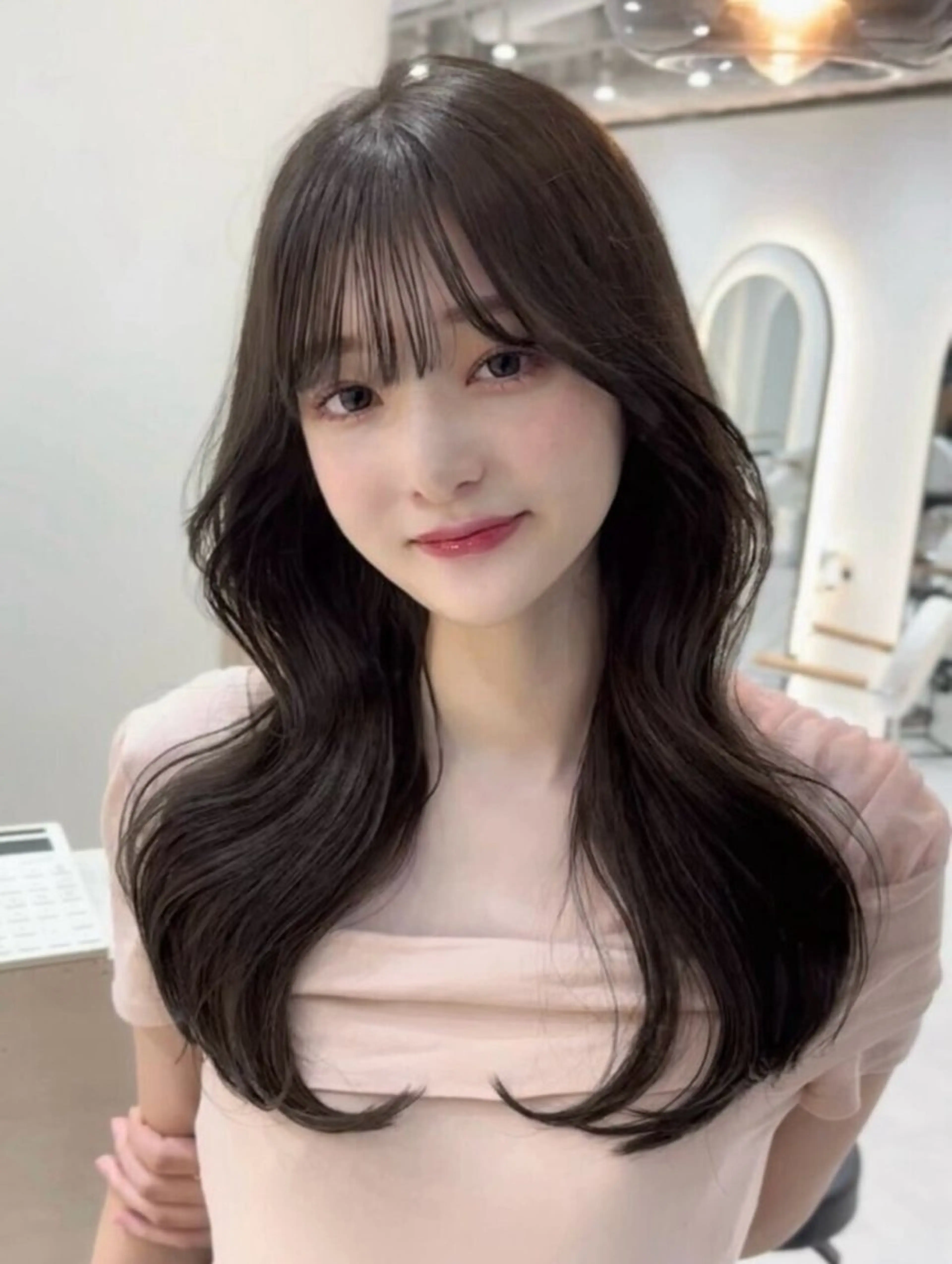 ロング カラー ヘアカラー トリートメント 👑人気韓国ヘア👑 髪質改善Zina真鍋のヘアスタイル