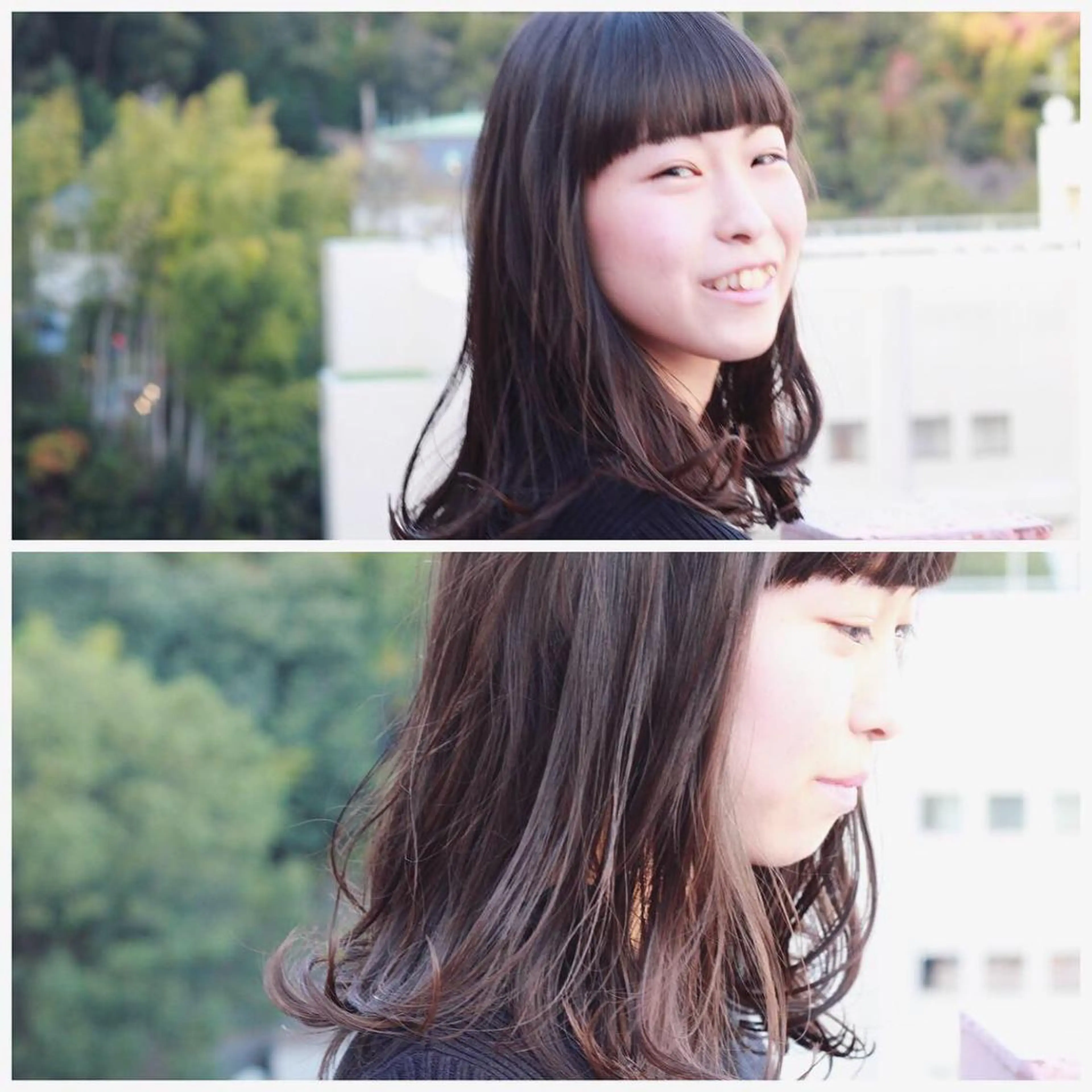 ミディアム カラー カット ヘアカラー トリートメント Viage （ビアージュ）のヘアスタイル