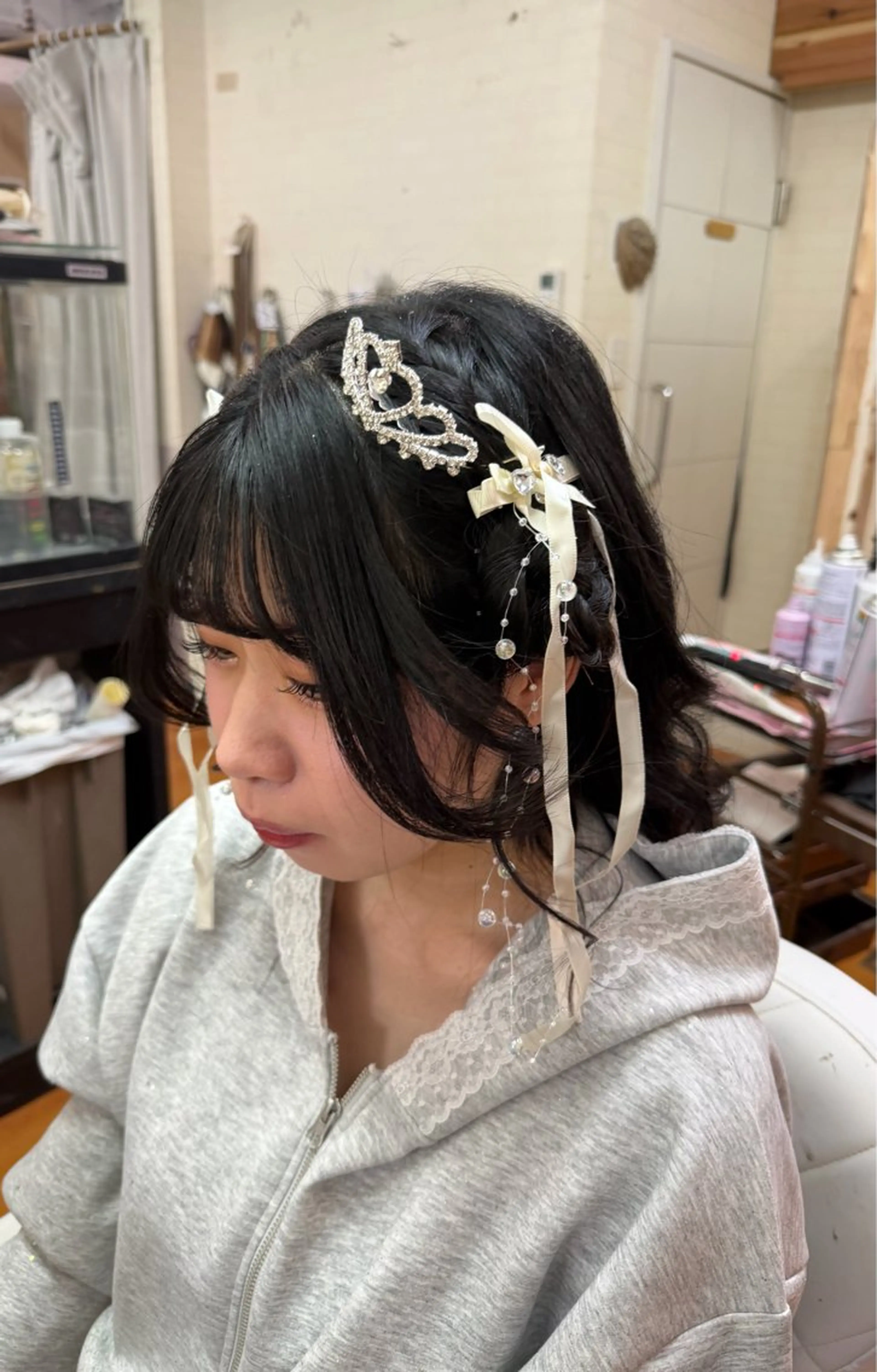 セミロング ヘアセット ALOHA所属・川本 葵のヘアスタイル