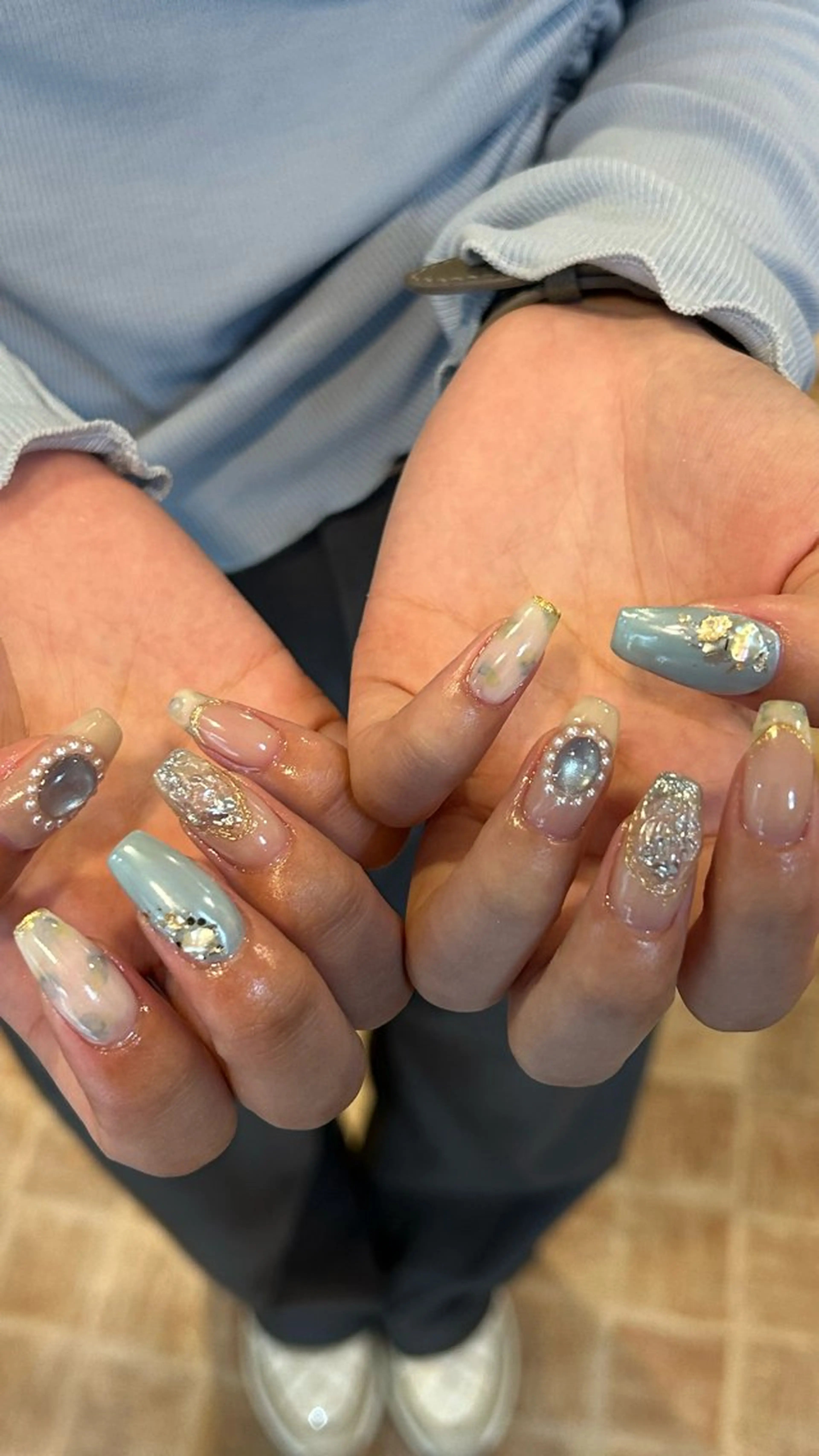 ネイル フラワーネイル 持ち込み 小野寺 千尋のネイルデザイン