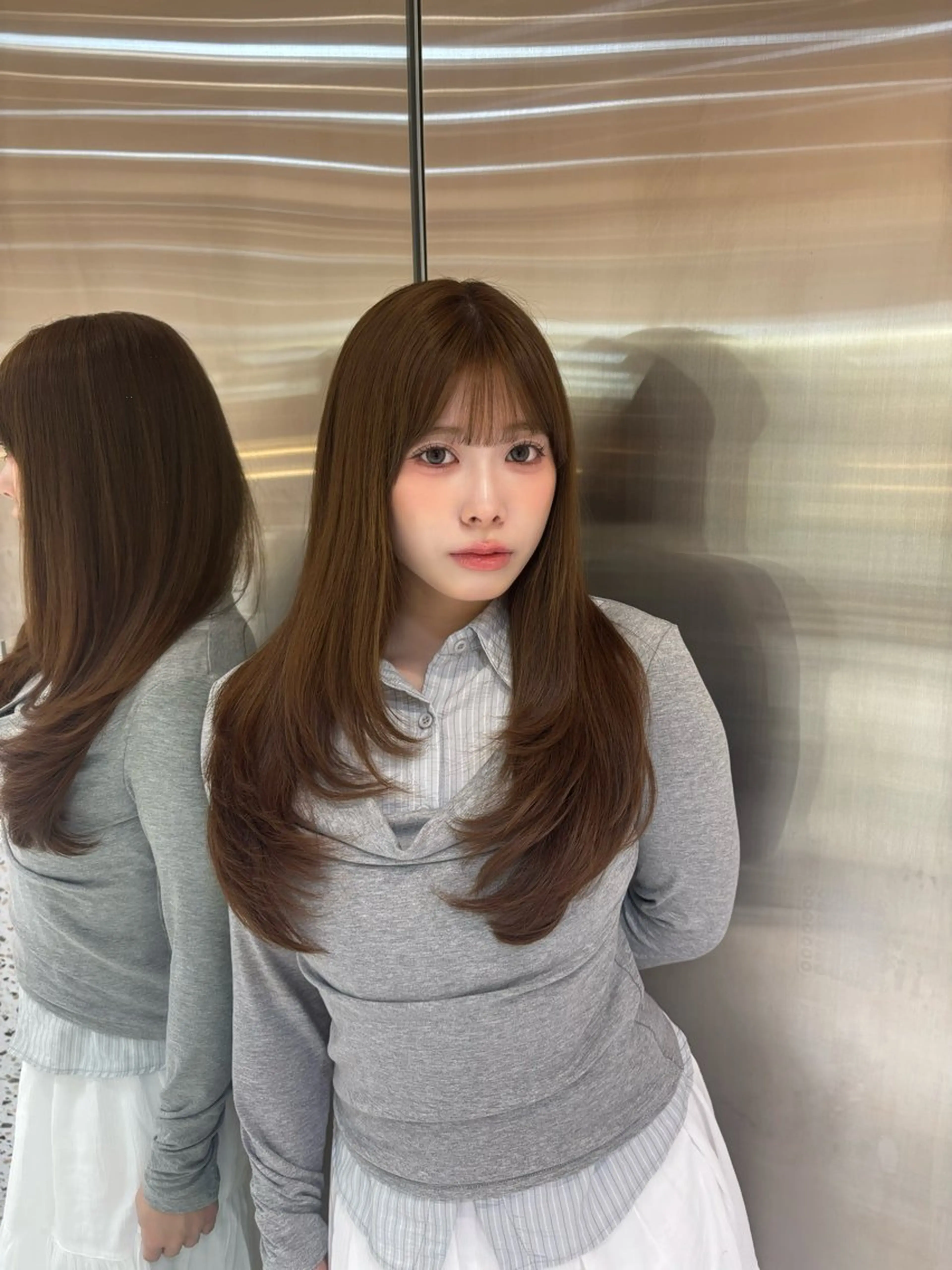 ロング 新宿/韓国ヘア kurea🎀のヘアスタイル