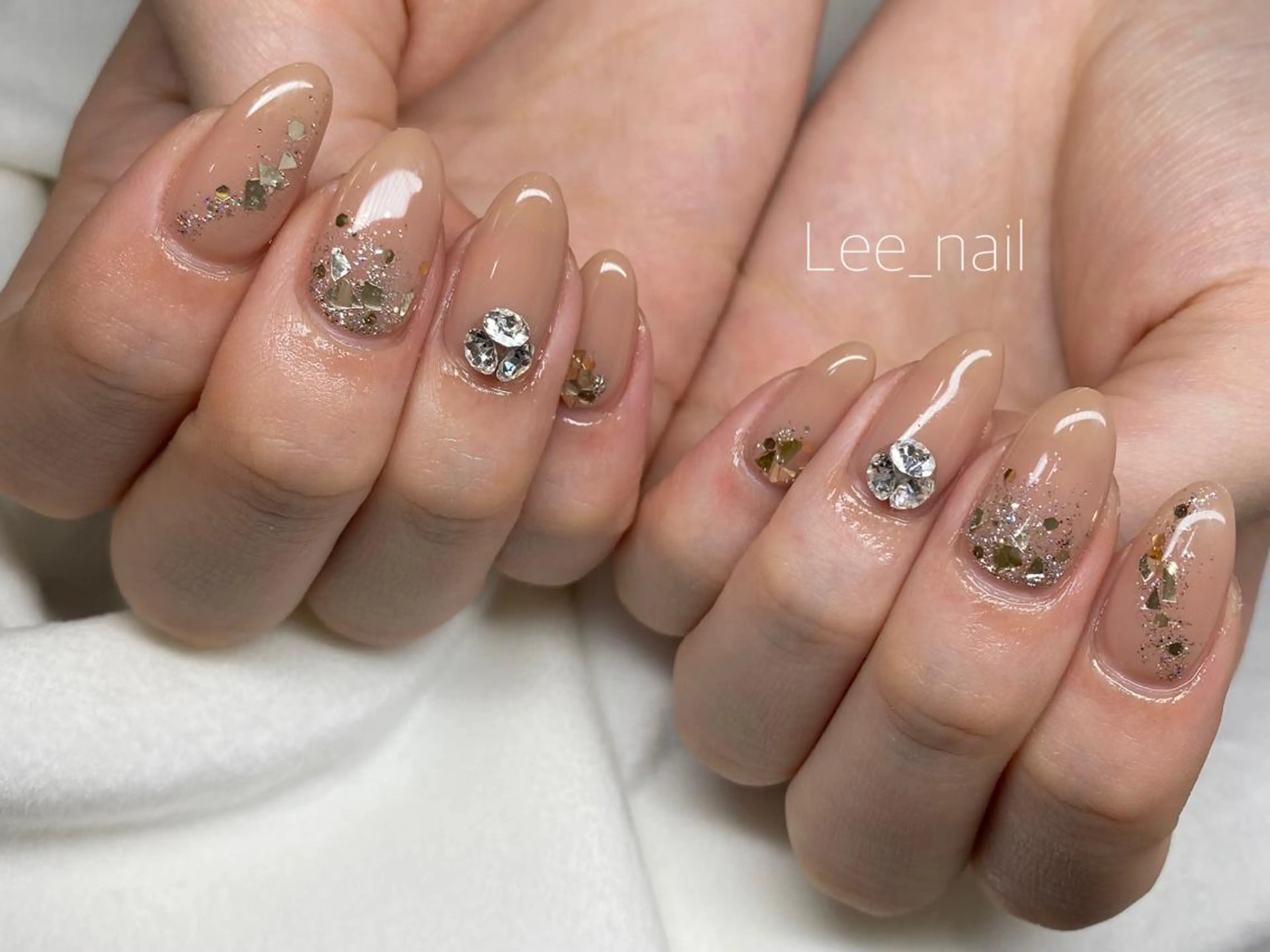 ネイル 韓国ネイル ワンホンネイル Lee_ nailのネイルデザイン