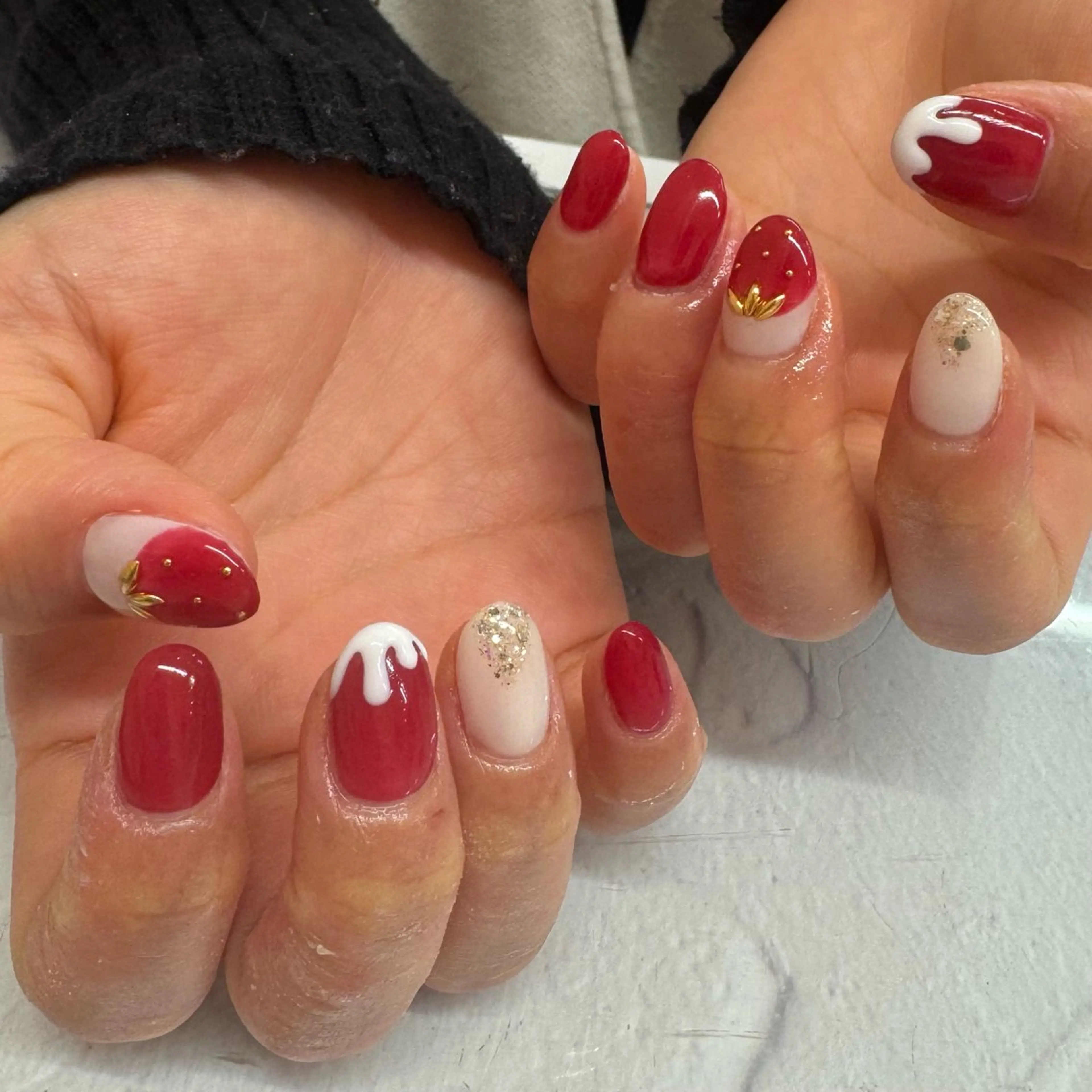 ネイル 長さ出し ジェルネイル パラジェル シンプルネイル 🫧Rio🫧ネイル /渋谷🫧ワンホンのネイルデザイン