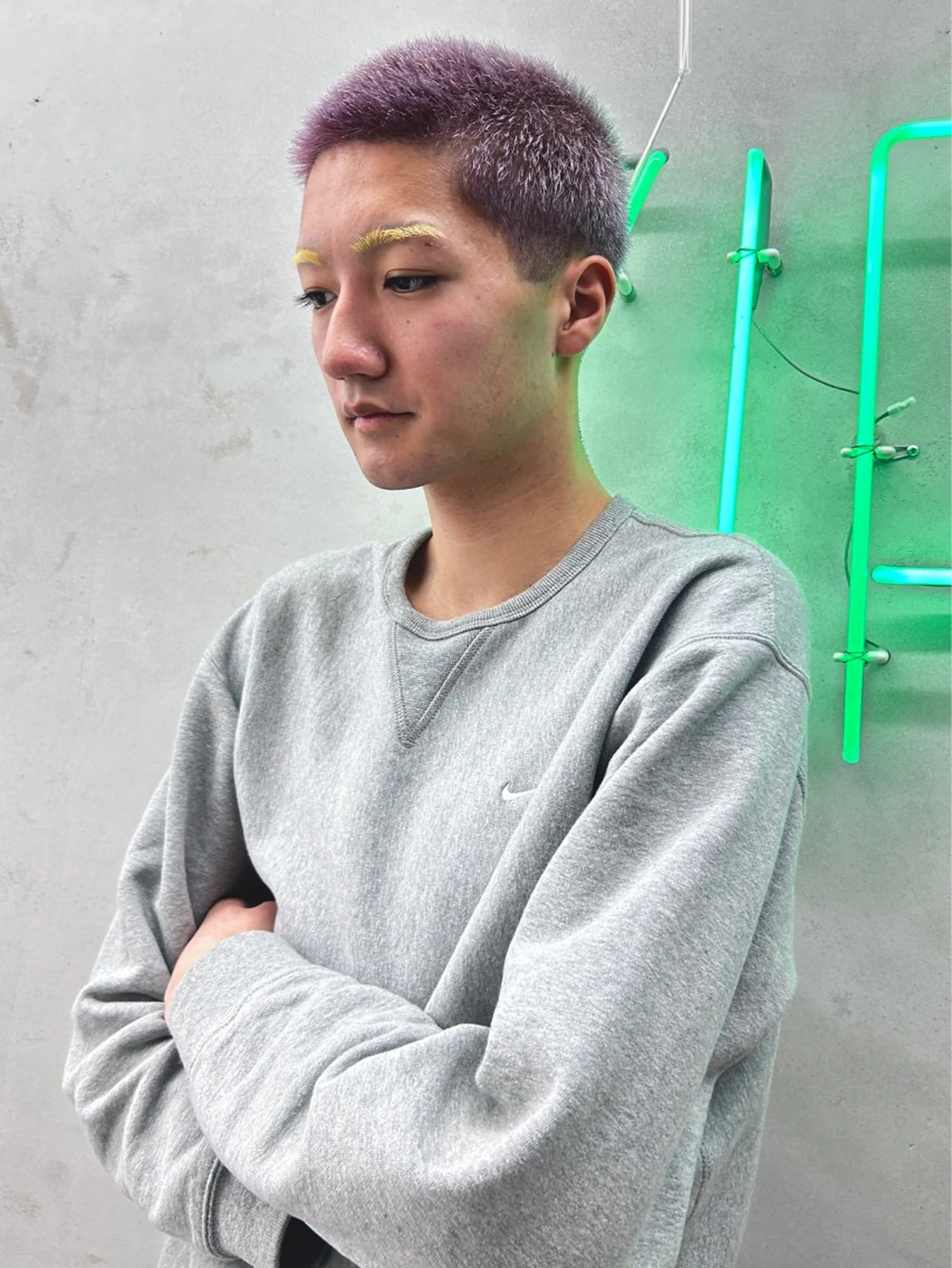 カラー メンズ 中津 /kipi アカネのヘアスタイル