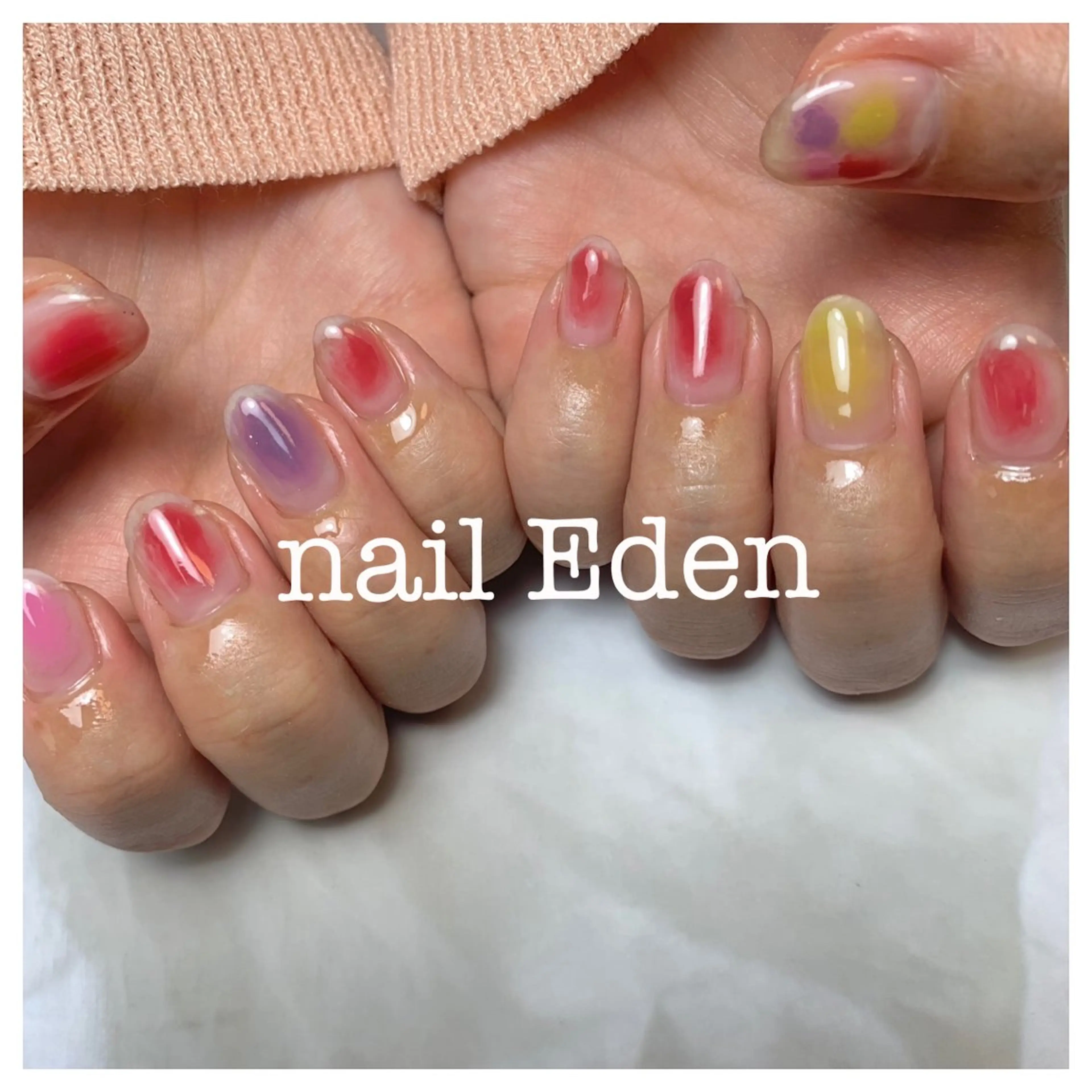 ネイル 持ち込み Eden ♾️のネイルデザイン