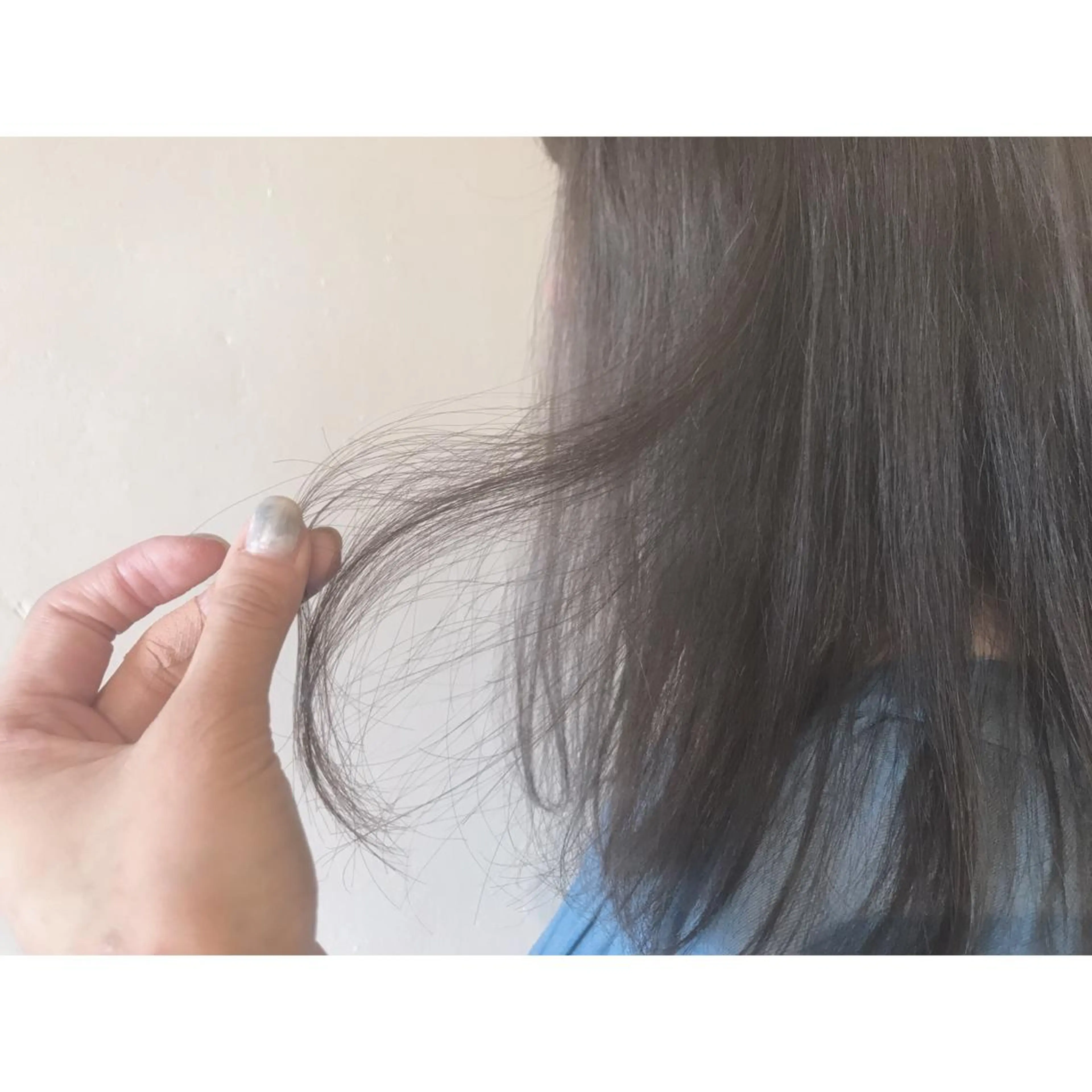 セミロング カラー ブリーチ 透明感カラー 💈LuTa💈_ 公式_NewOpenのヘアスタイル