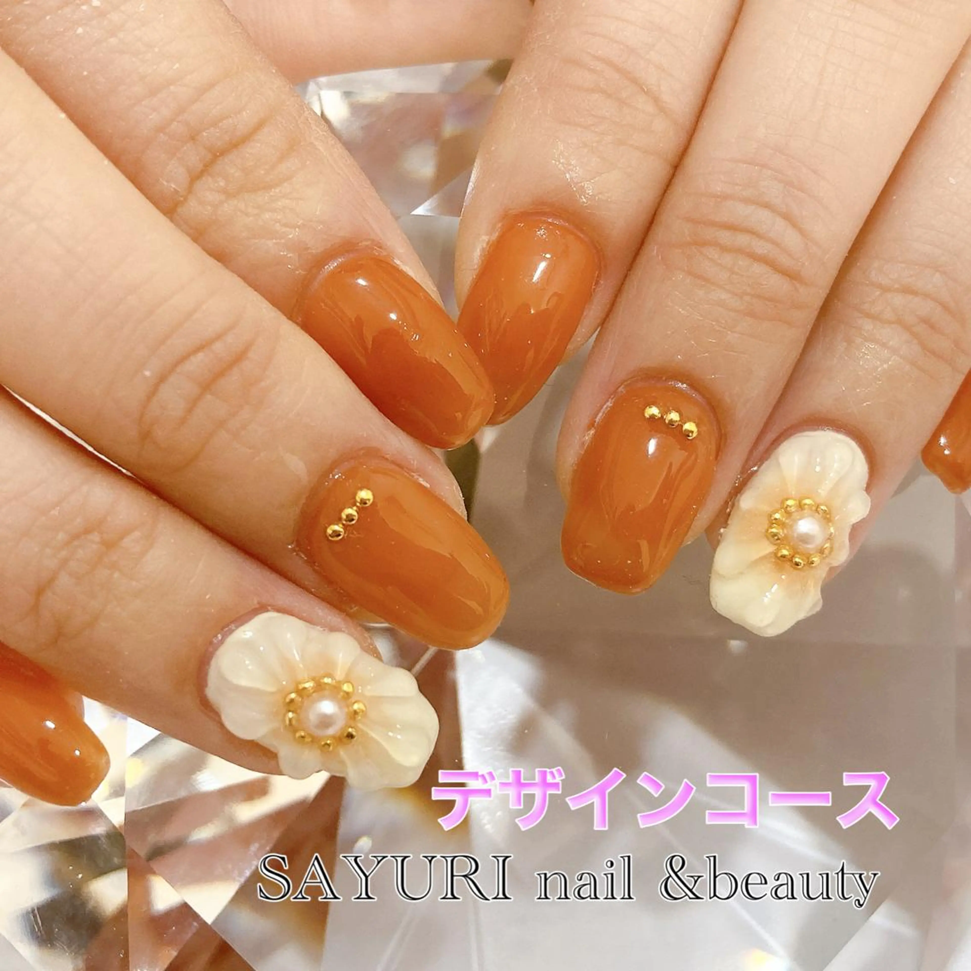 ネイル ぷっくりネイル ハンドネイル 古屋 早友里のネイルデザイン