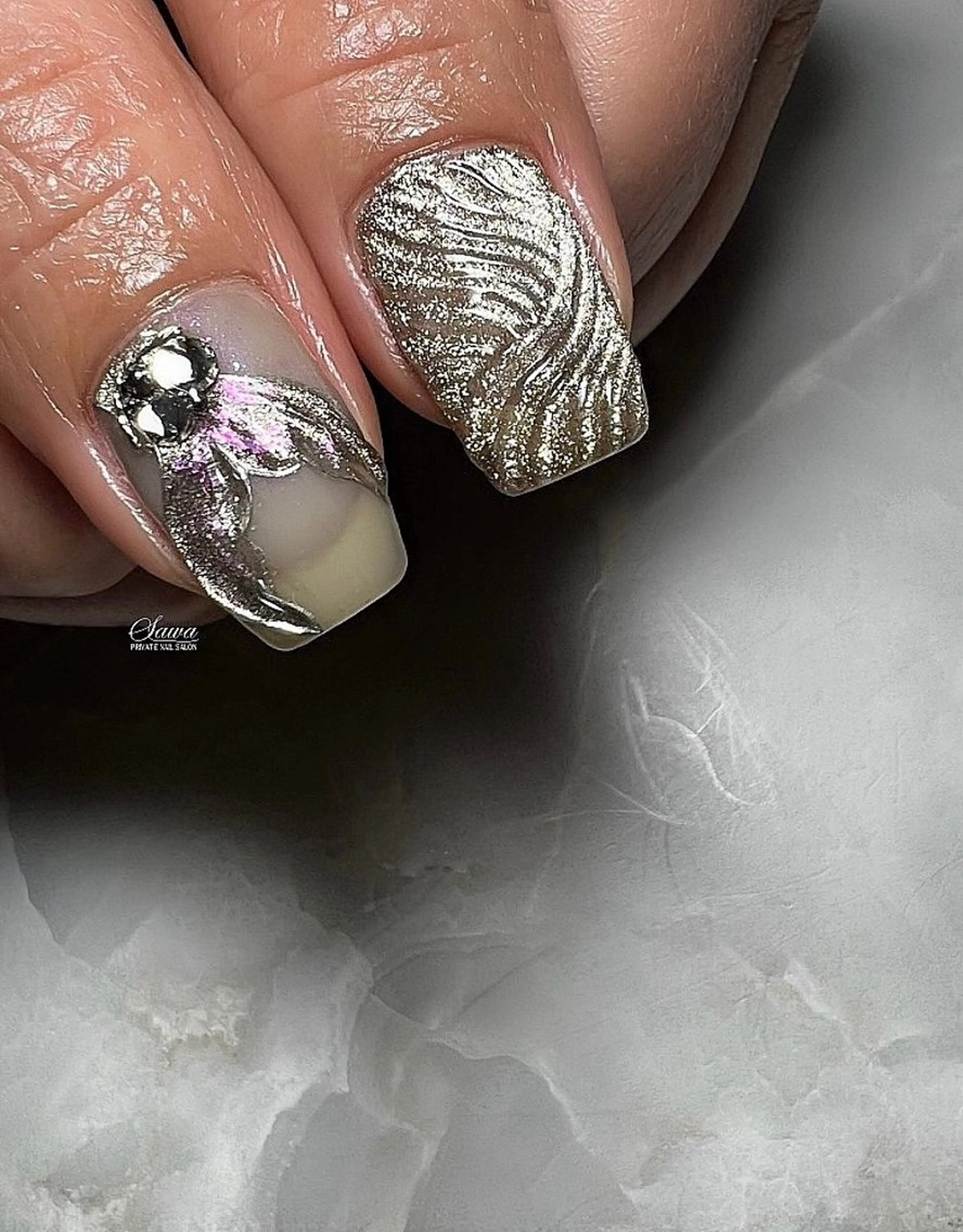 ネイル 持ち込み KUON 野澤 実加のネイルデザイン