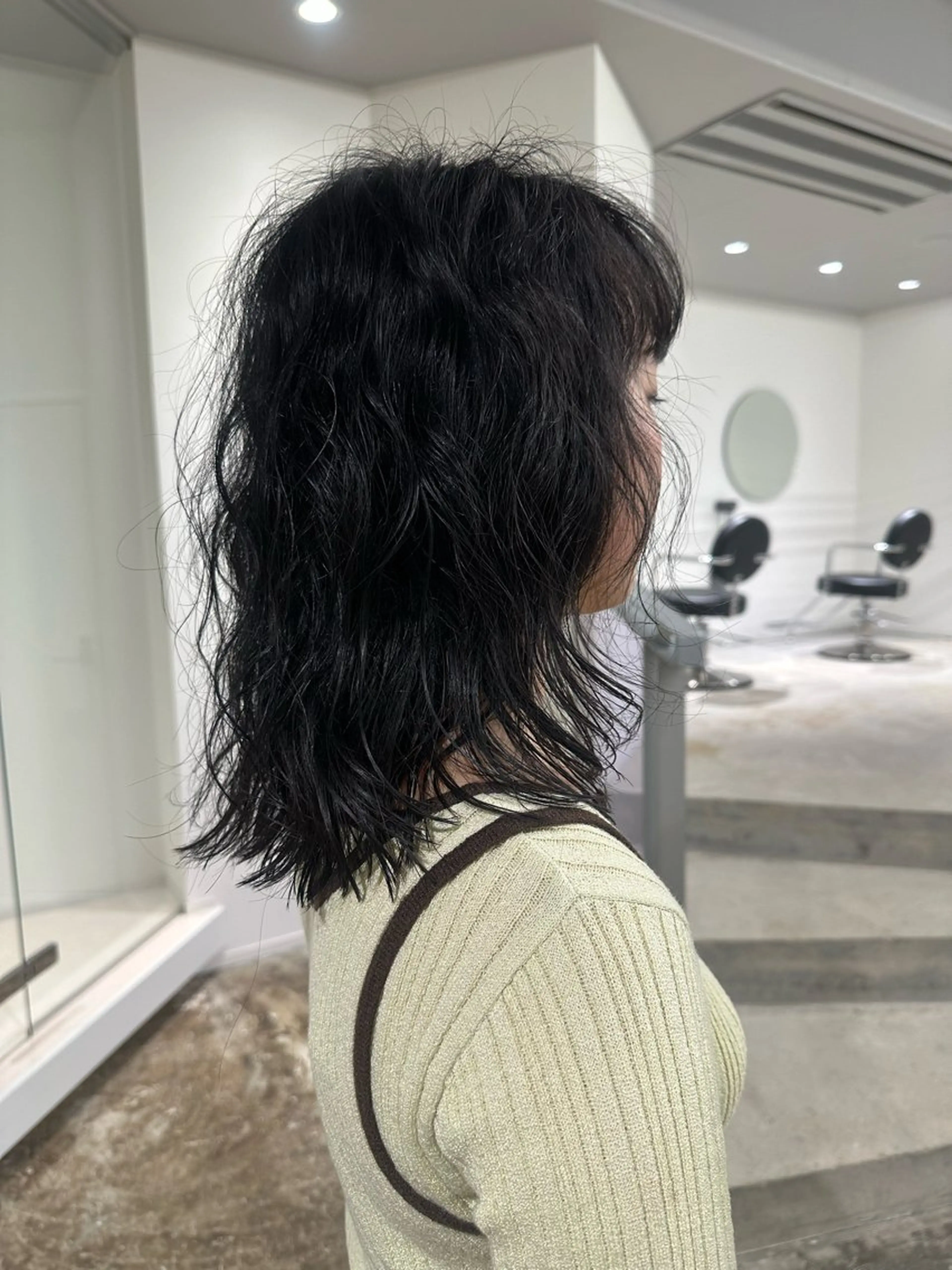 ミディアム カット パーマ TAKUYA etoのヘアスタイル