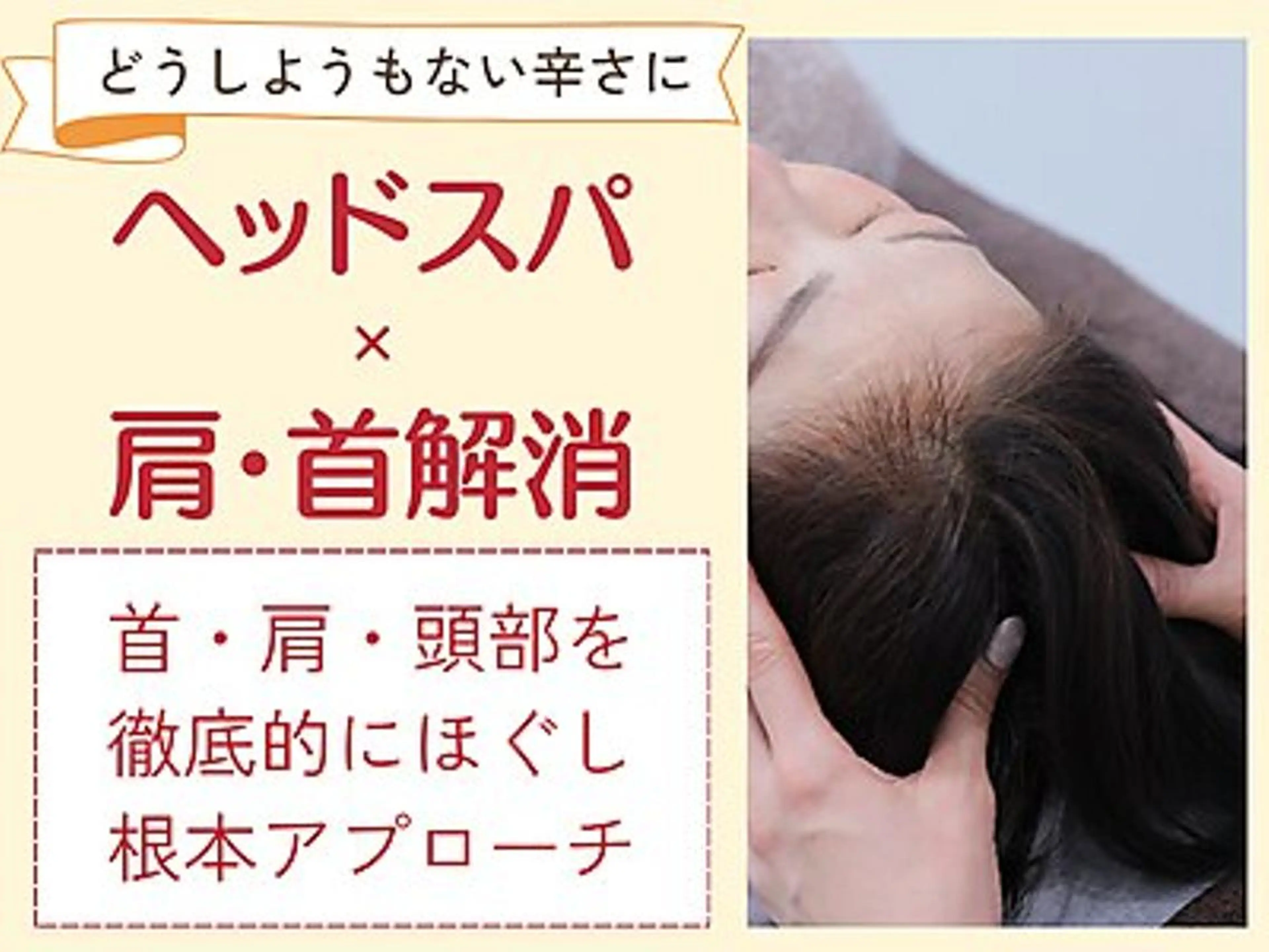 【極上ドライヘッド整体付き✨ 】 肩こり&首こりの改善整体90分 \6600の写真