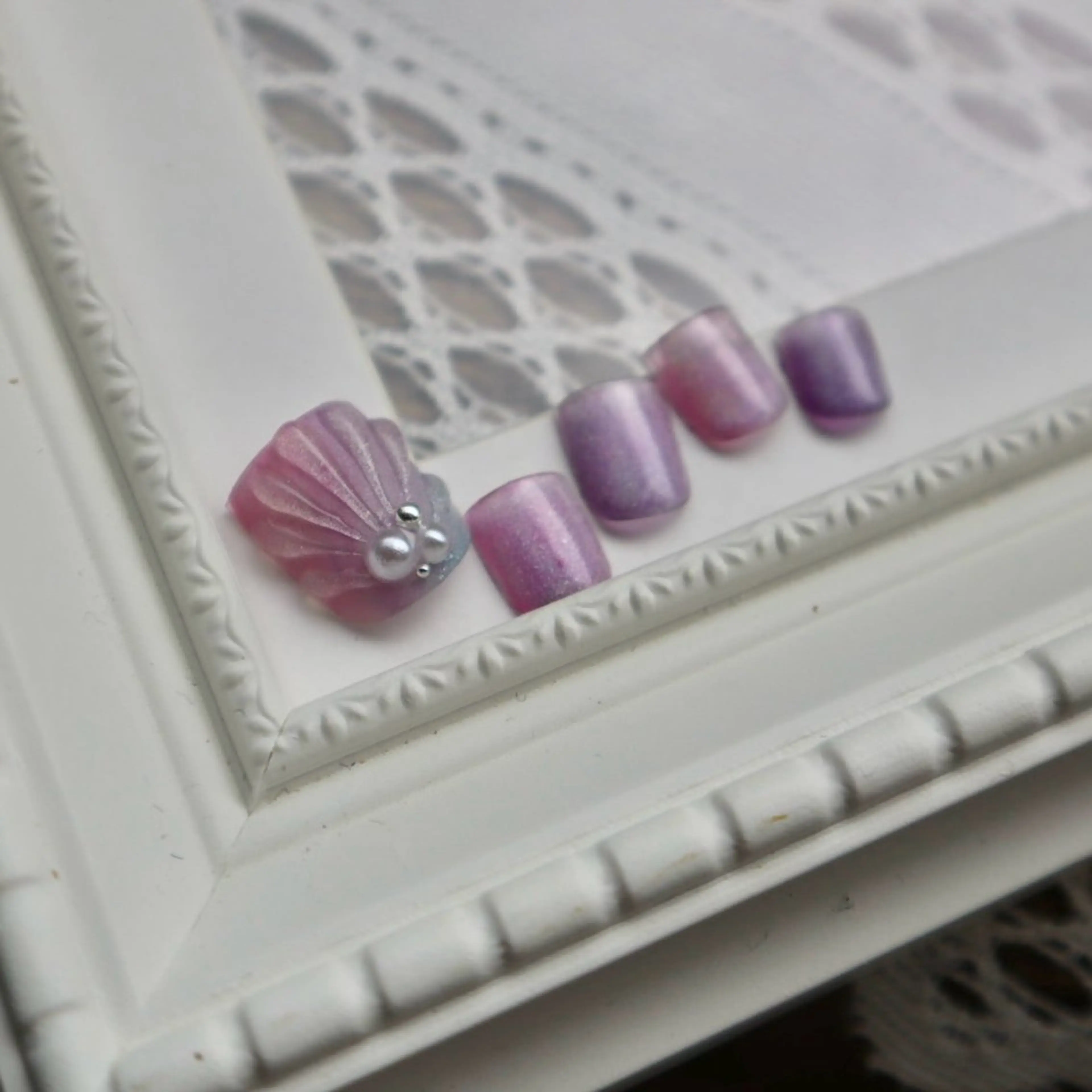 ネイル マグネットネイル フットネイル Reflection marikoのネイルデザイン