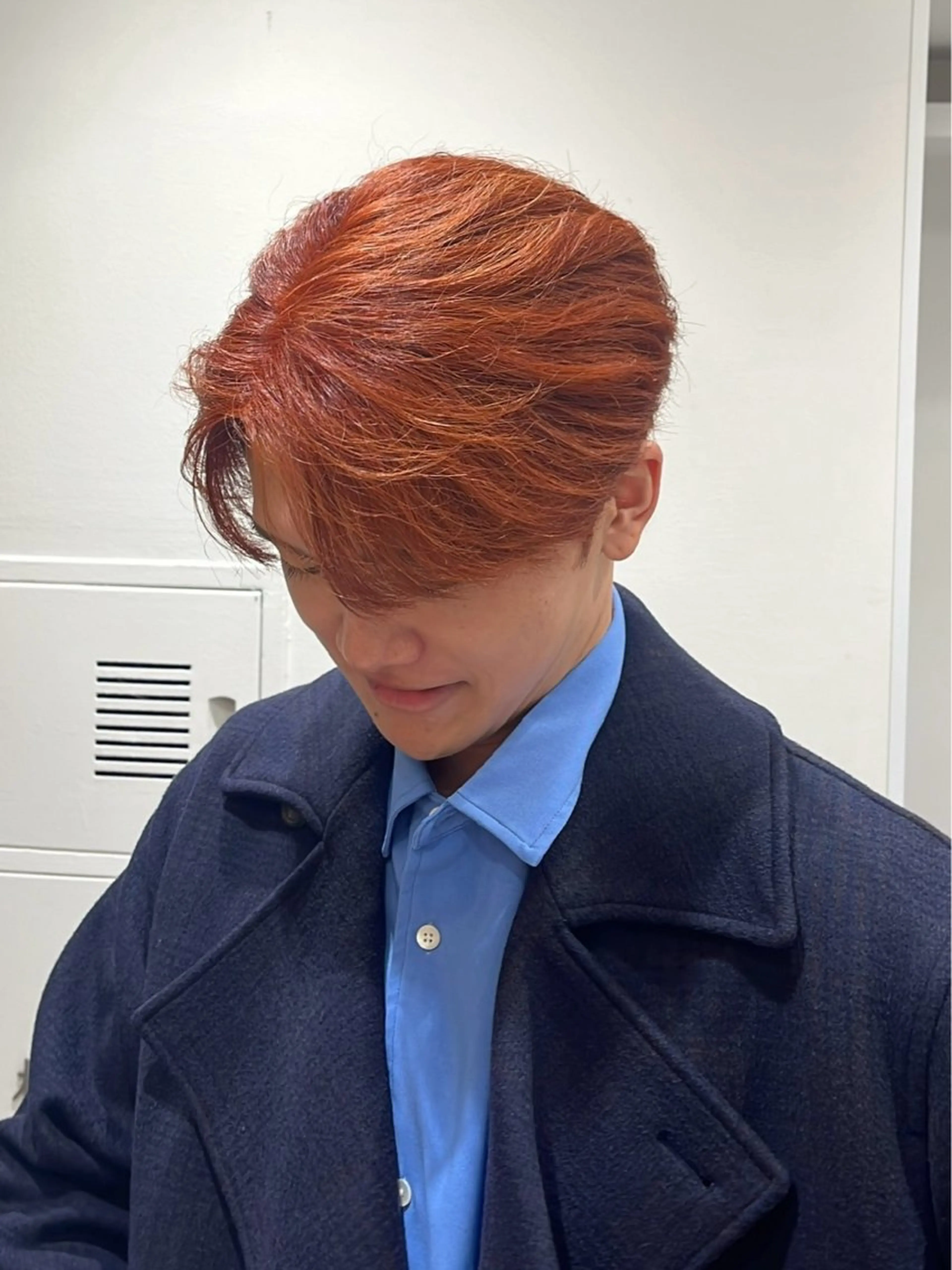 ショート カラー ブリーチ ブラウンカラー オレンジ オレンジブラウン カット ヘアカラー トリートメント ヘッドスパ 【カラー支持率No. 1】リノ🪐のヘアスタイル