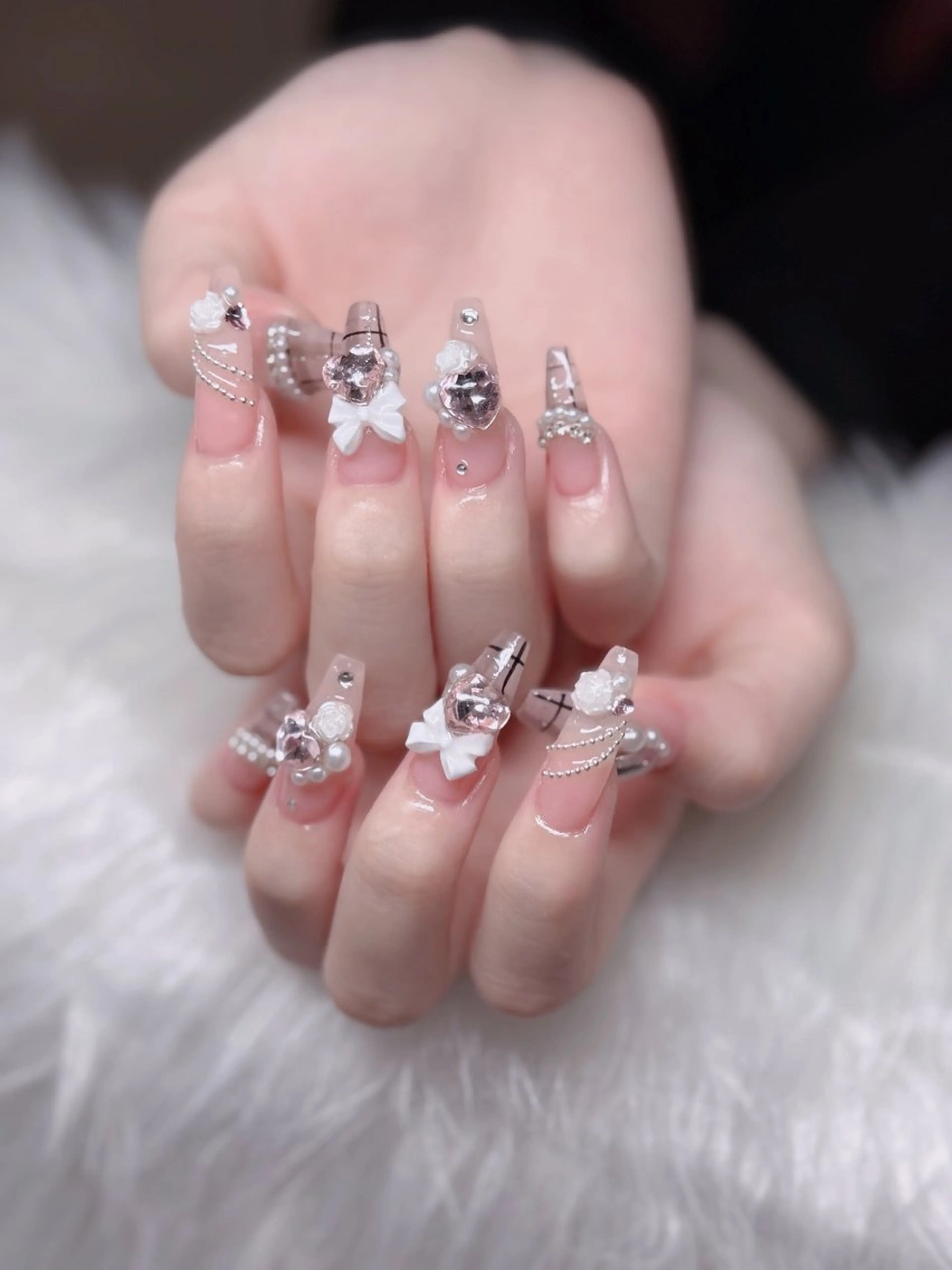 ネイル アートネイル 成人式 ジェルネイル ニュアンスネイル 夏ネイル ハンドネイル neco H.babynailのネイルデザイン