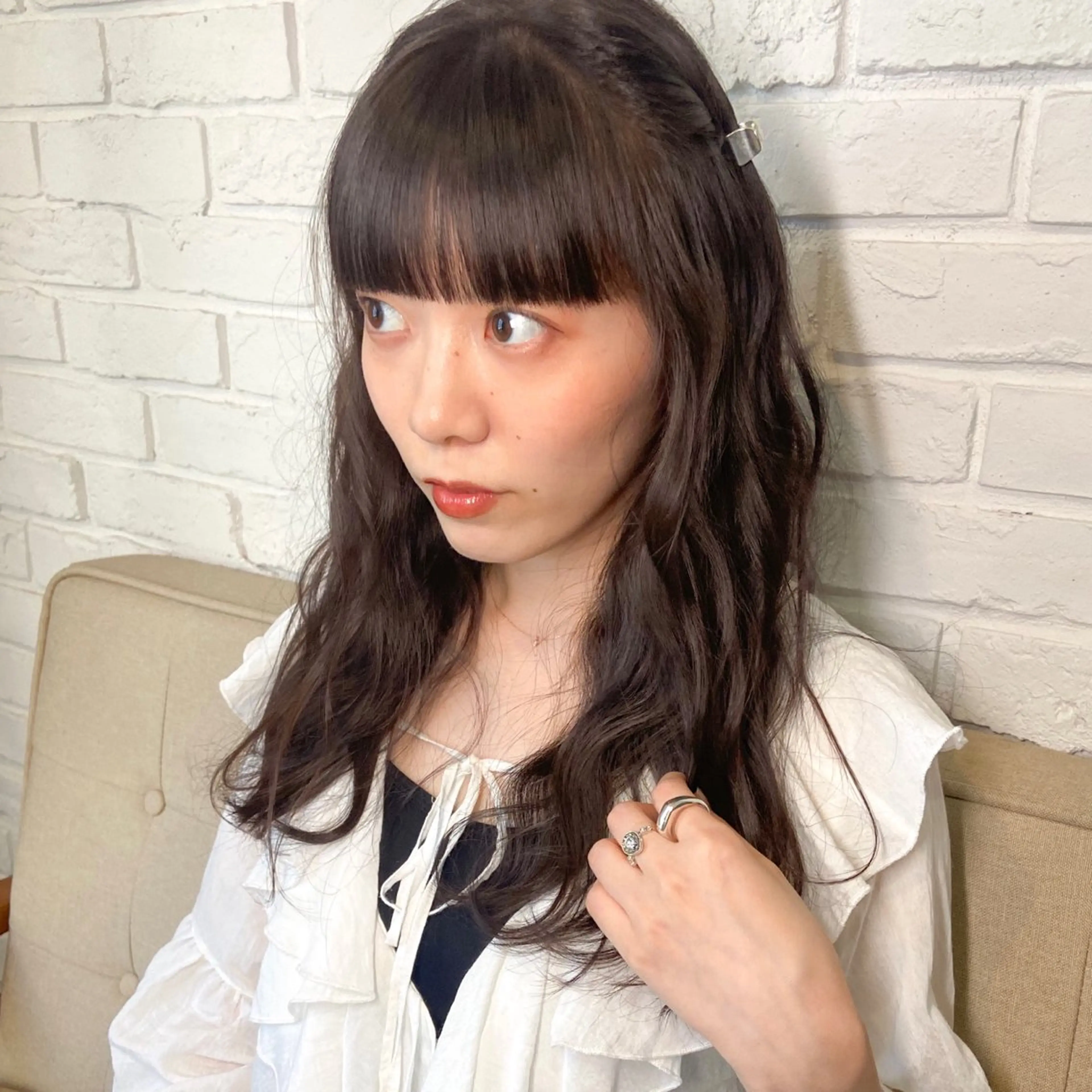 ミディアム カラー パーマ ヘアアレンジ 🌼似合わせのプロ 心斎橋/rena🌼のマツエク・マツパデザイン