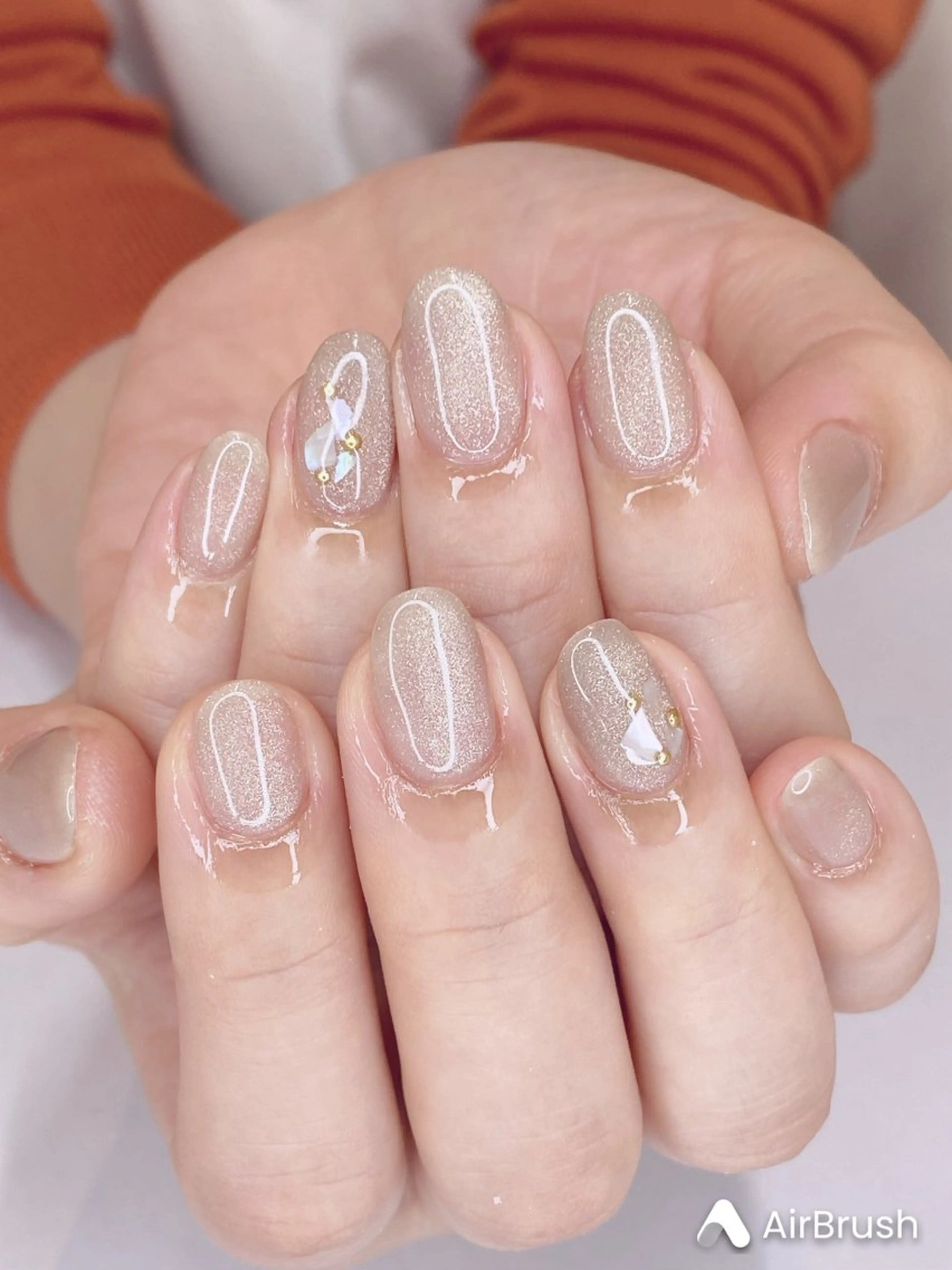 ネイル アニマル柄 アートネイル オーロラネイル 桜ネイル クリアネイル Nail Salon ertiのネイルデザイン