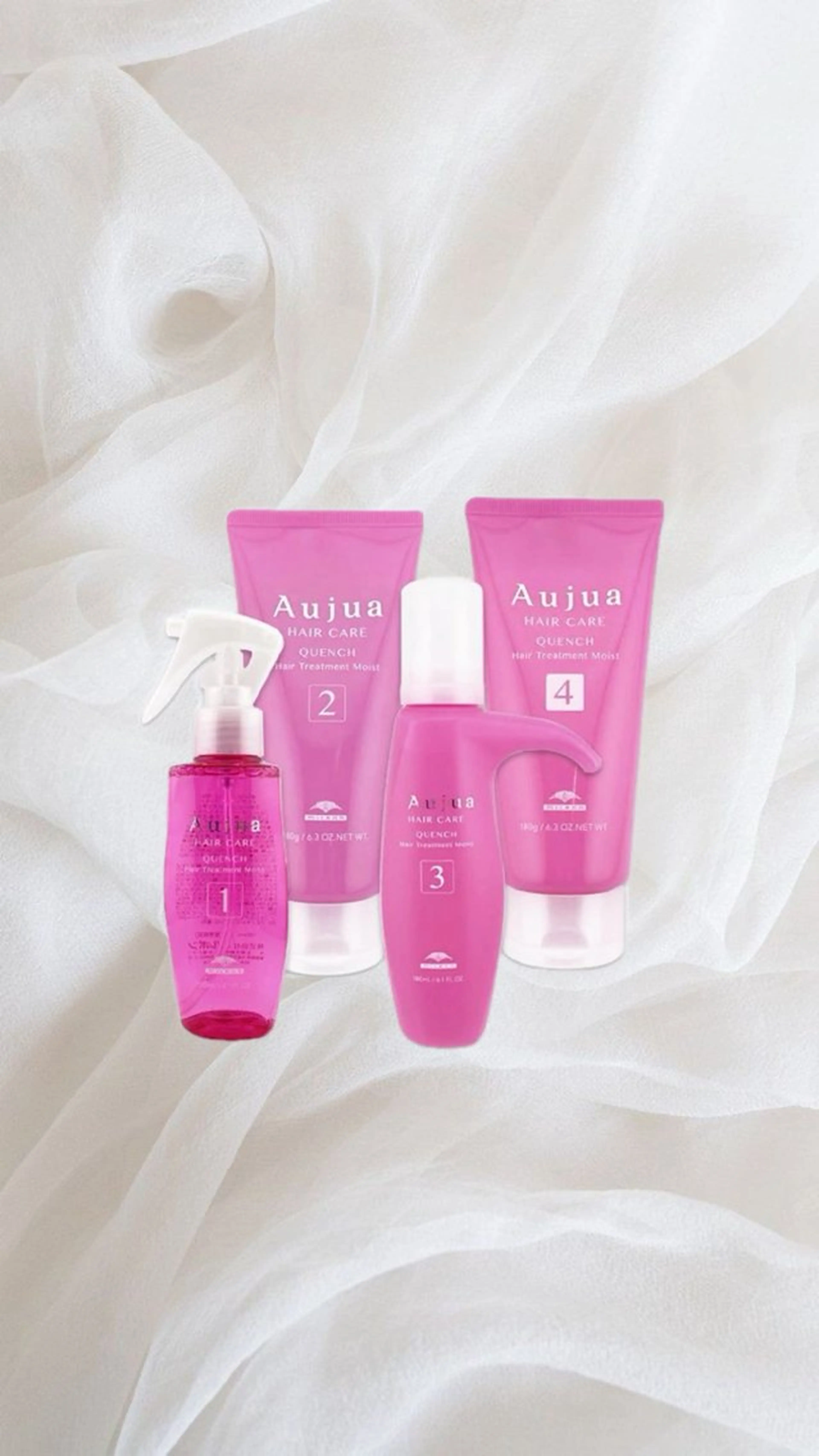 Aujua 4STEPトリートメント｜ダメージ補修×ツヤ感UPで手触りが変わる◎カラー・ブリーチ後のケアにおすすめの写真