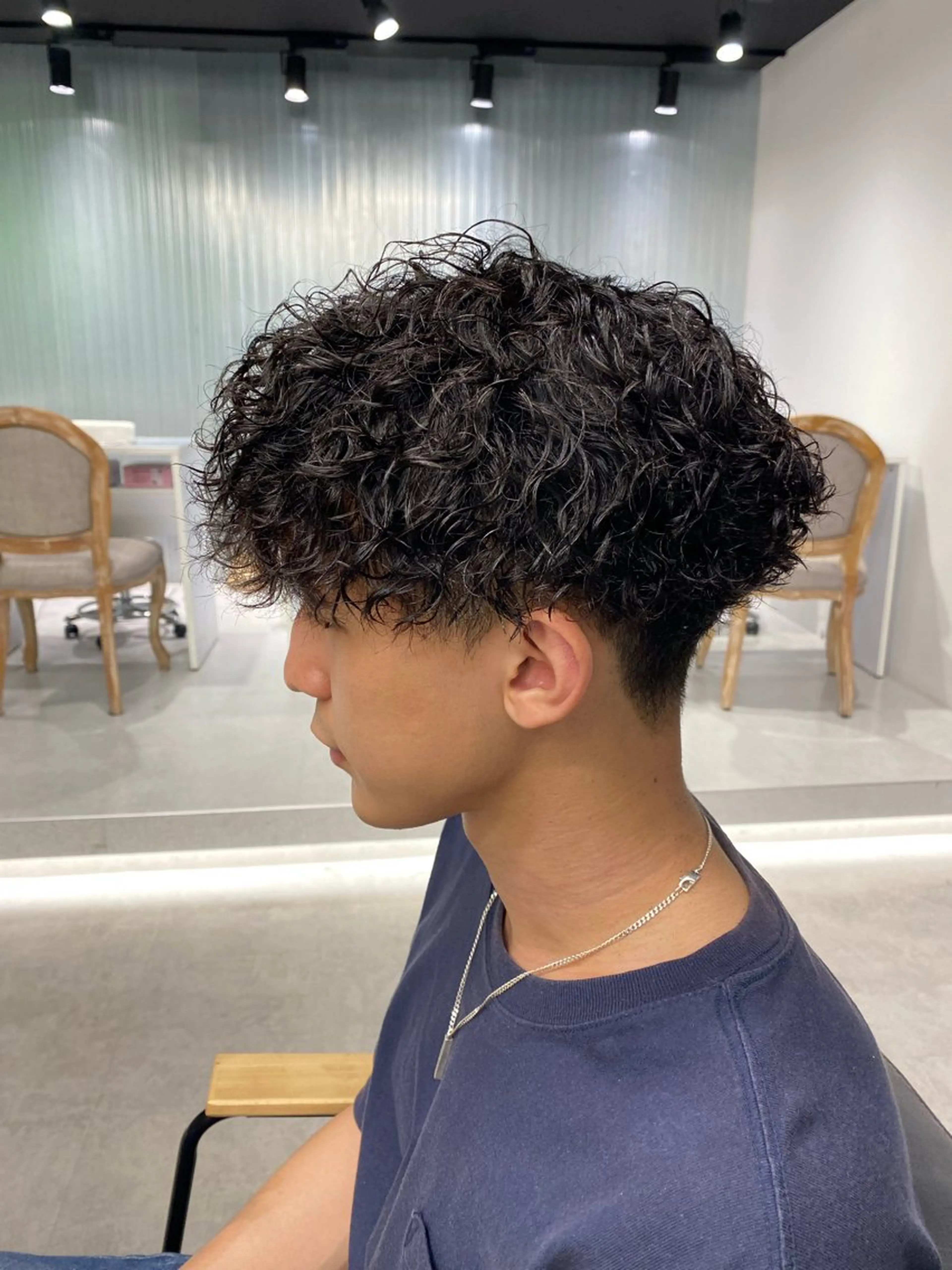 パーマ メンズ カット パーマ シャドウパーマ/ ルーズパーマ/メンズのヘアスタイル