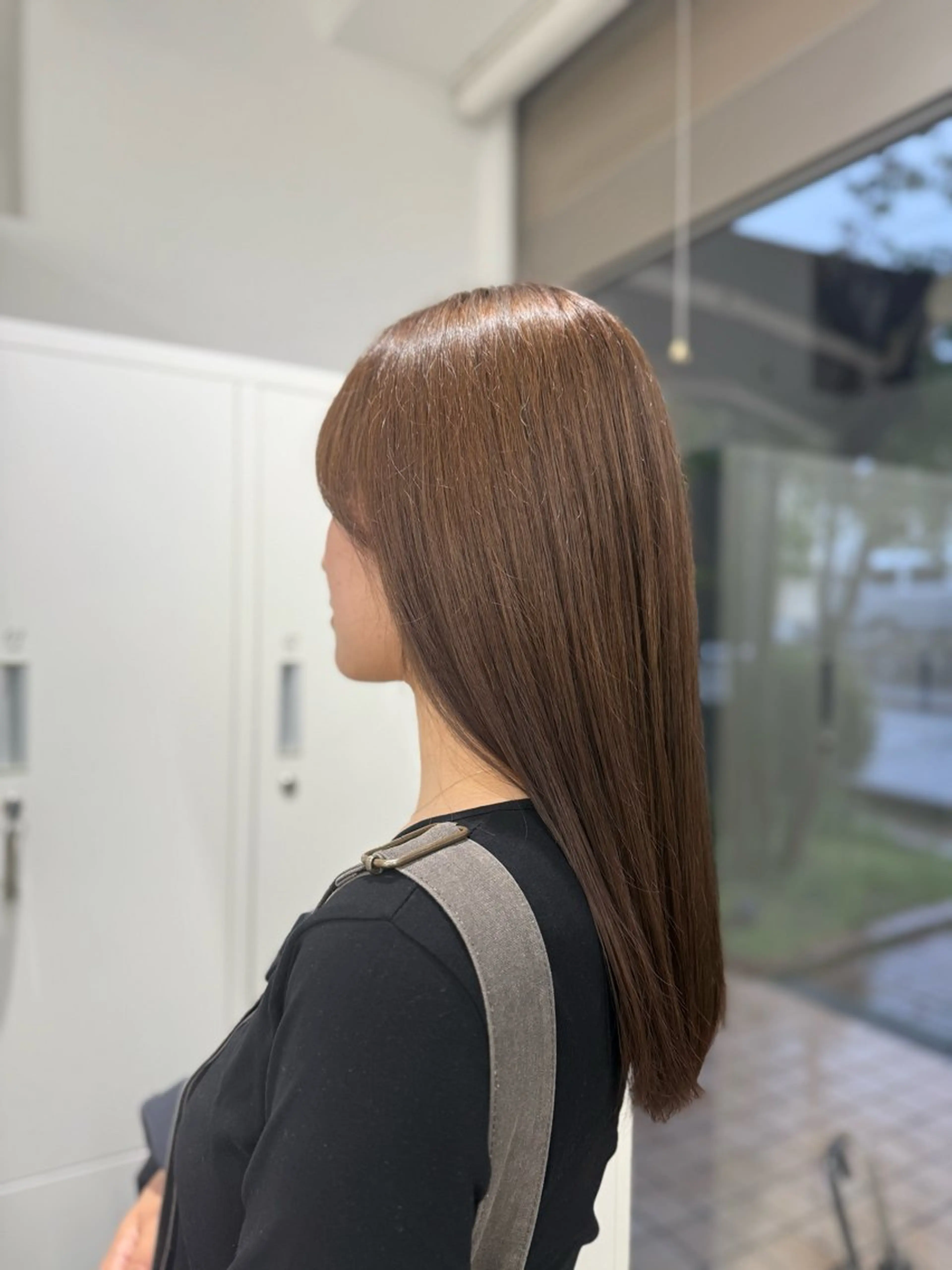 ロング カラー グレージュ ヘアカラー 沖部 蓮のヘアスタイル