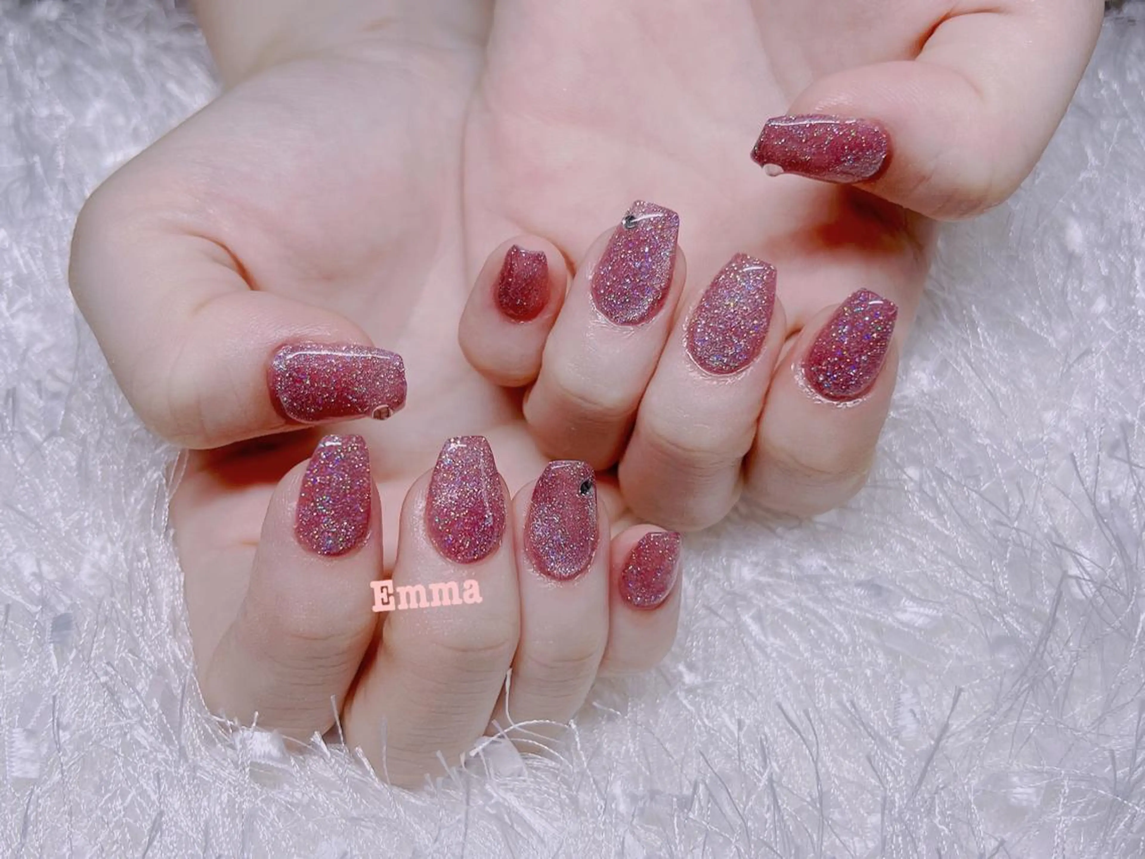 ネイル 長さ出し ネイルチップ ハンドネイル ISA_ BELLAのネイルデザイン