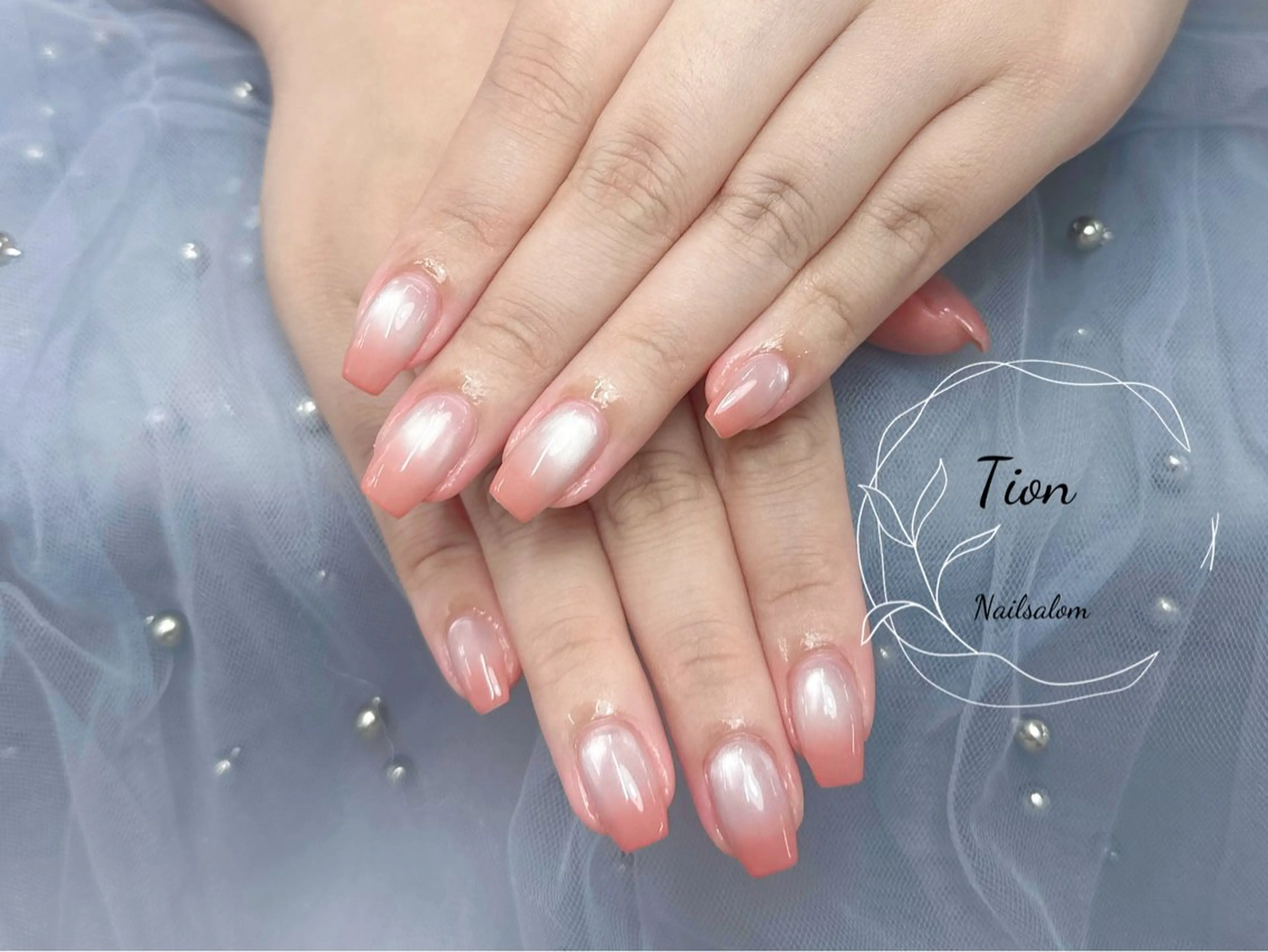 ネイル 長さ出し フットネイル ジェルネイル 韓国ネイル マグネットネイル ハンドネイル Nailsalon Tion二子玉川店のネイルデザイン