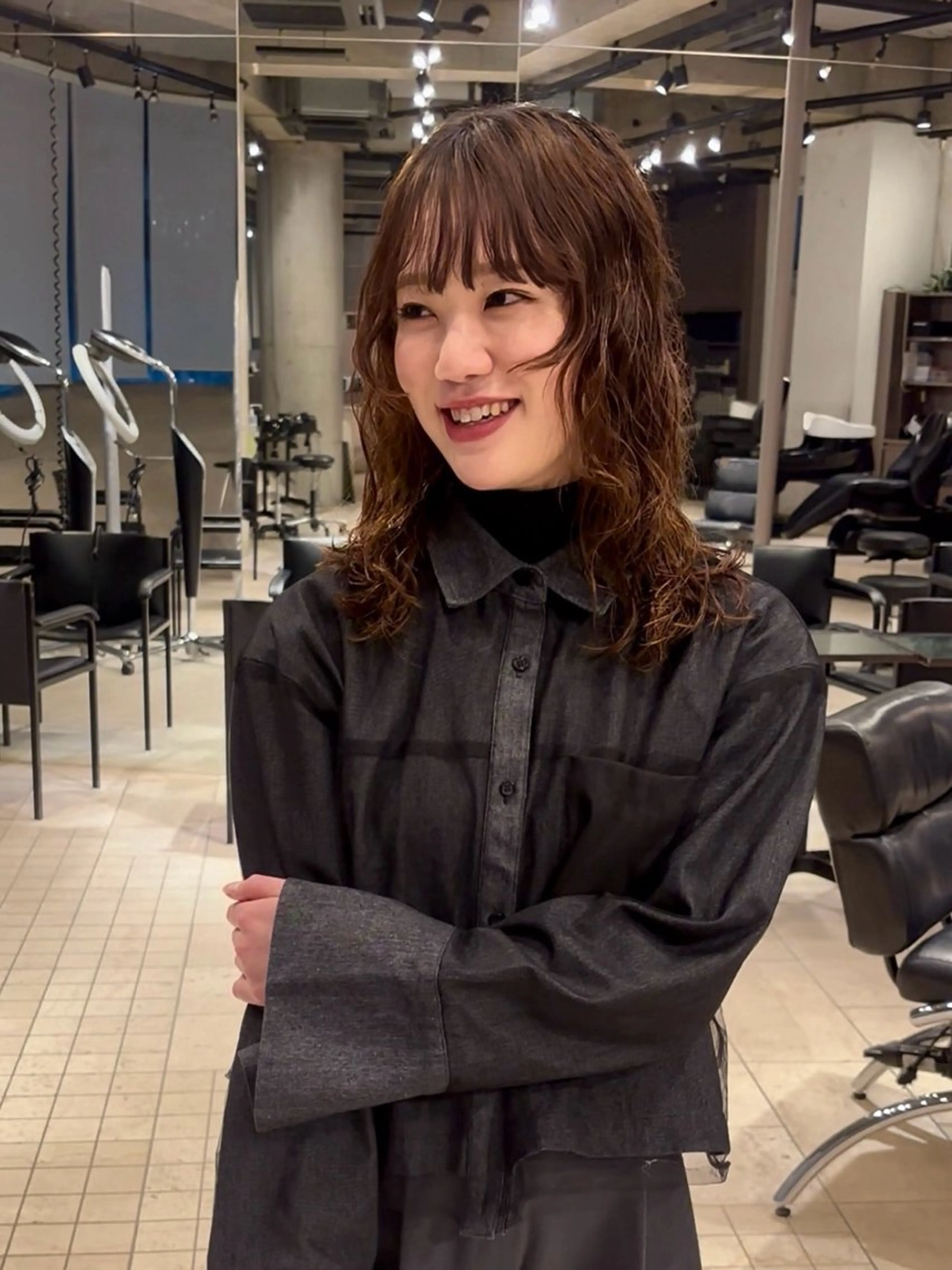 カット+パーマの写真