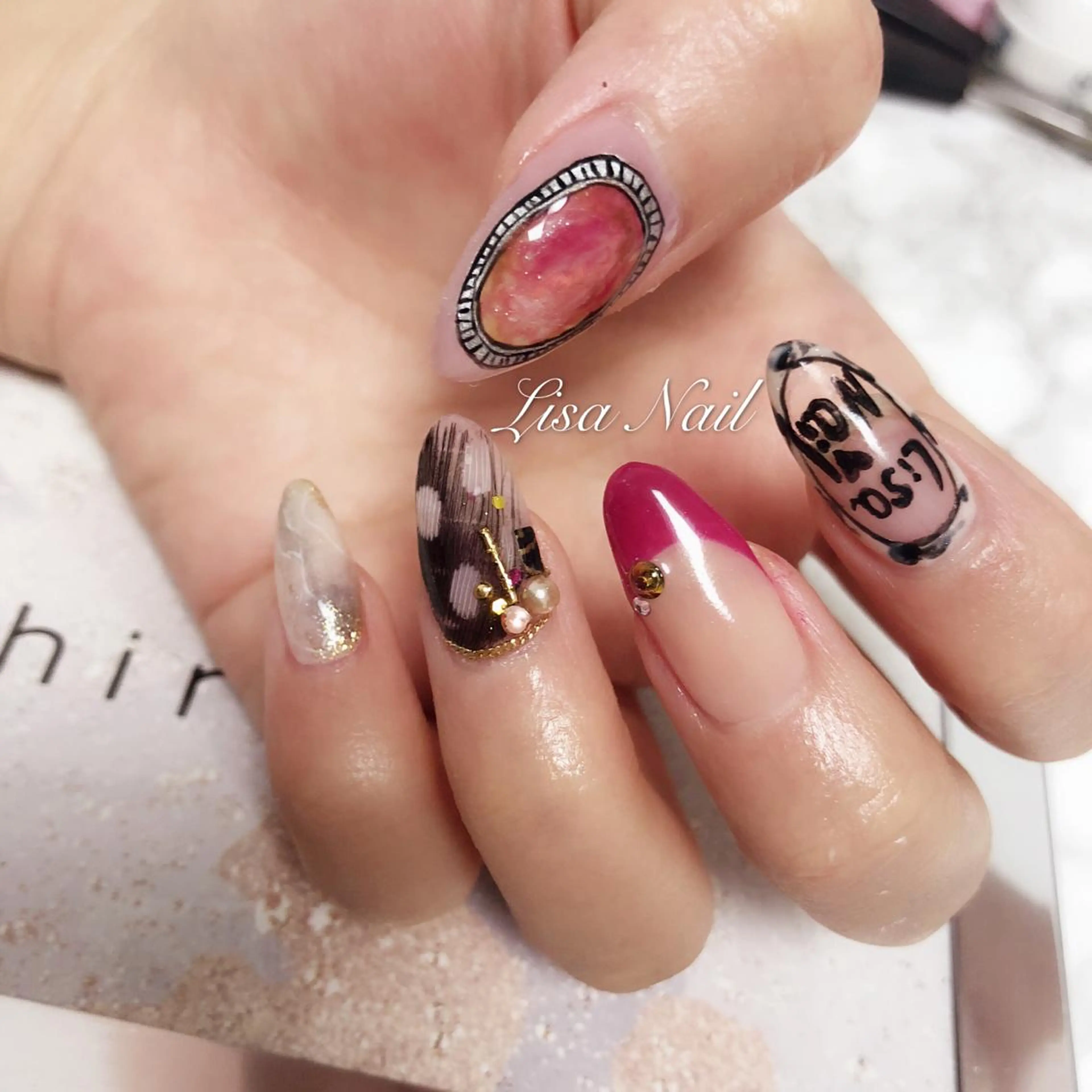 ネイル 🎀 RI🎀のネイルデザイン