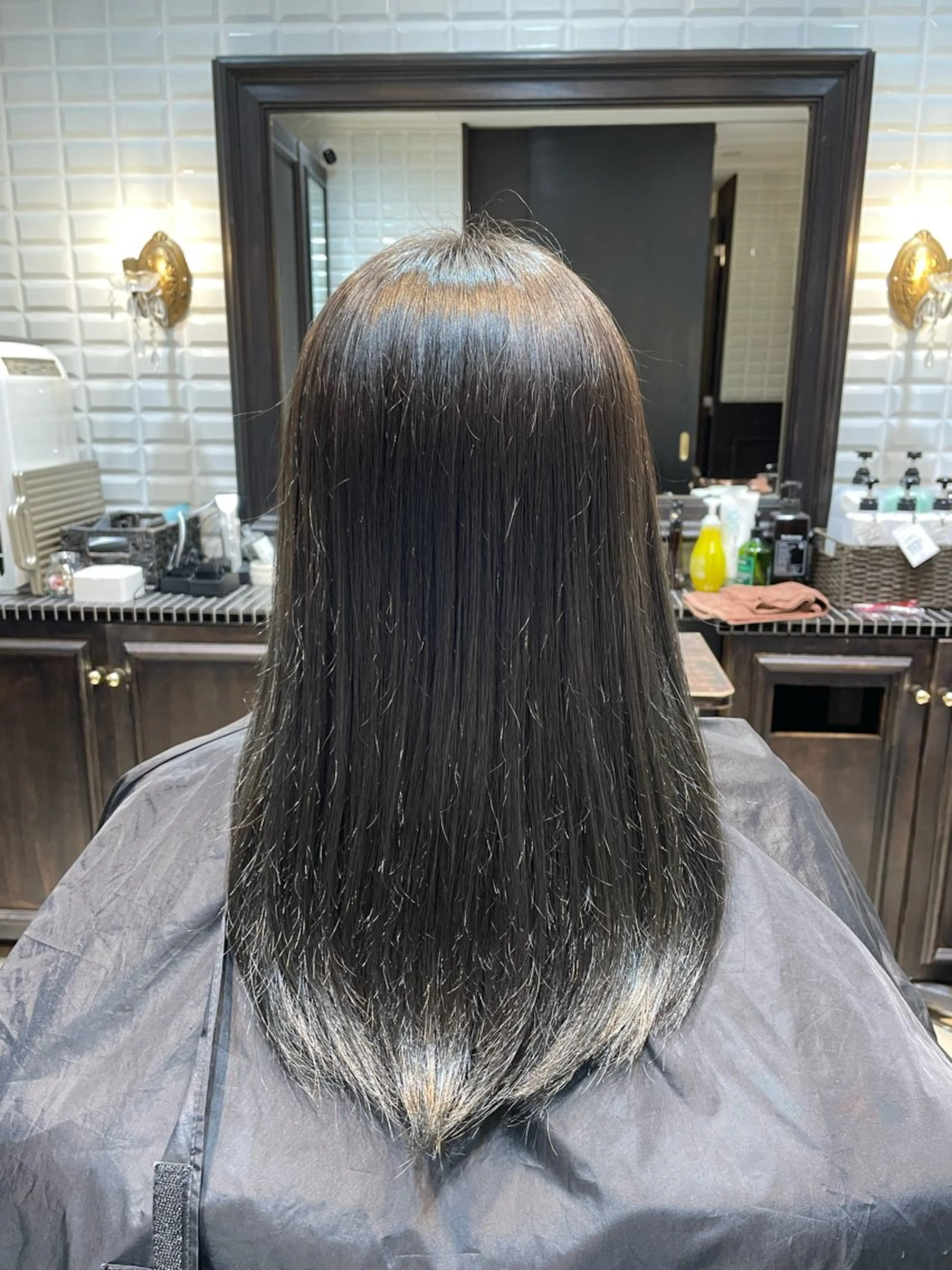 ロング カラー Lupinus中田 パーマモデル募集中のヘアスタイル