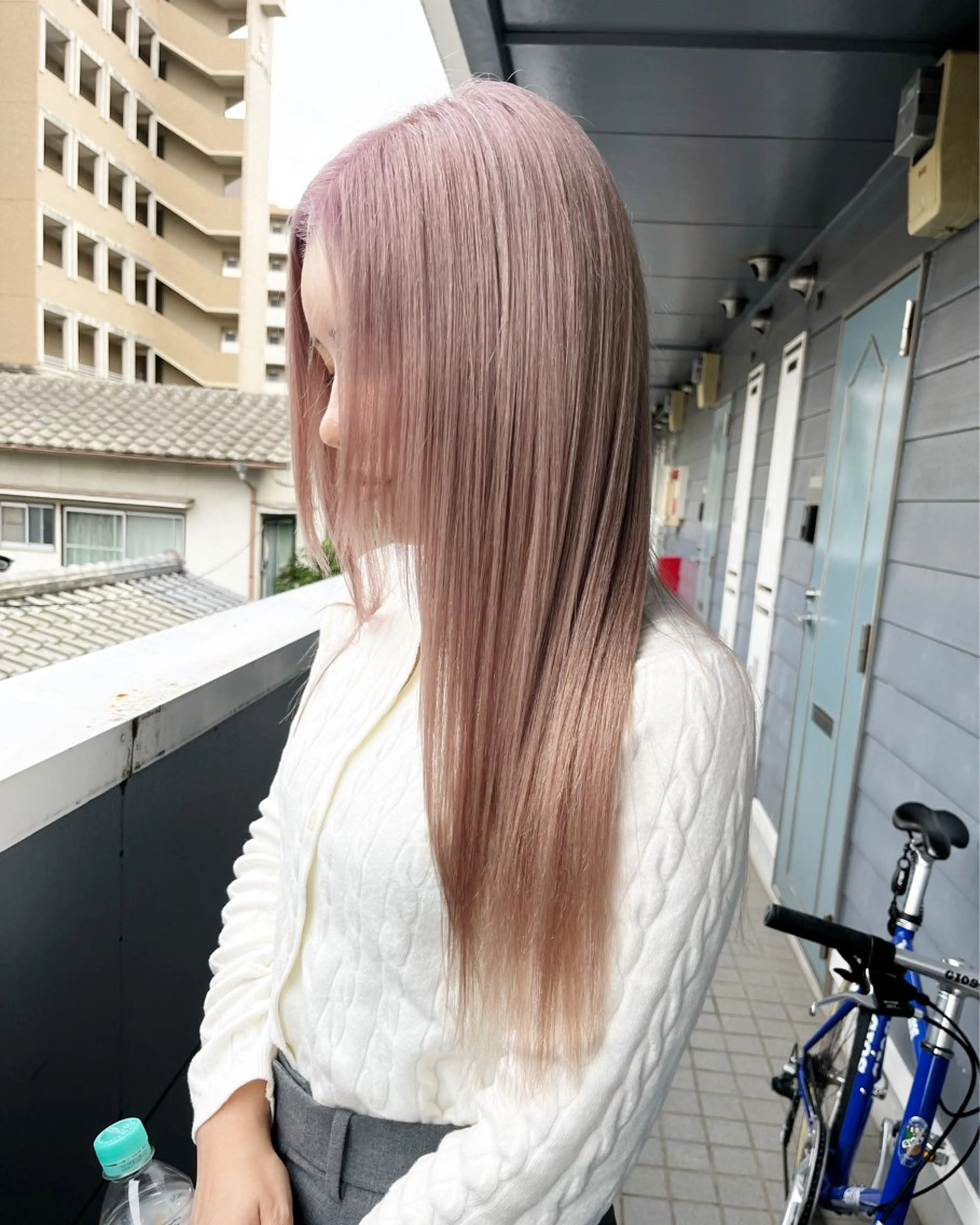 ロング カラー ヘアカラー 渡辺 健太のヘアスタイル