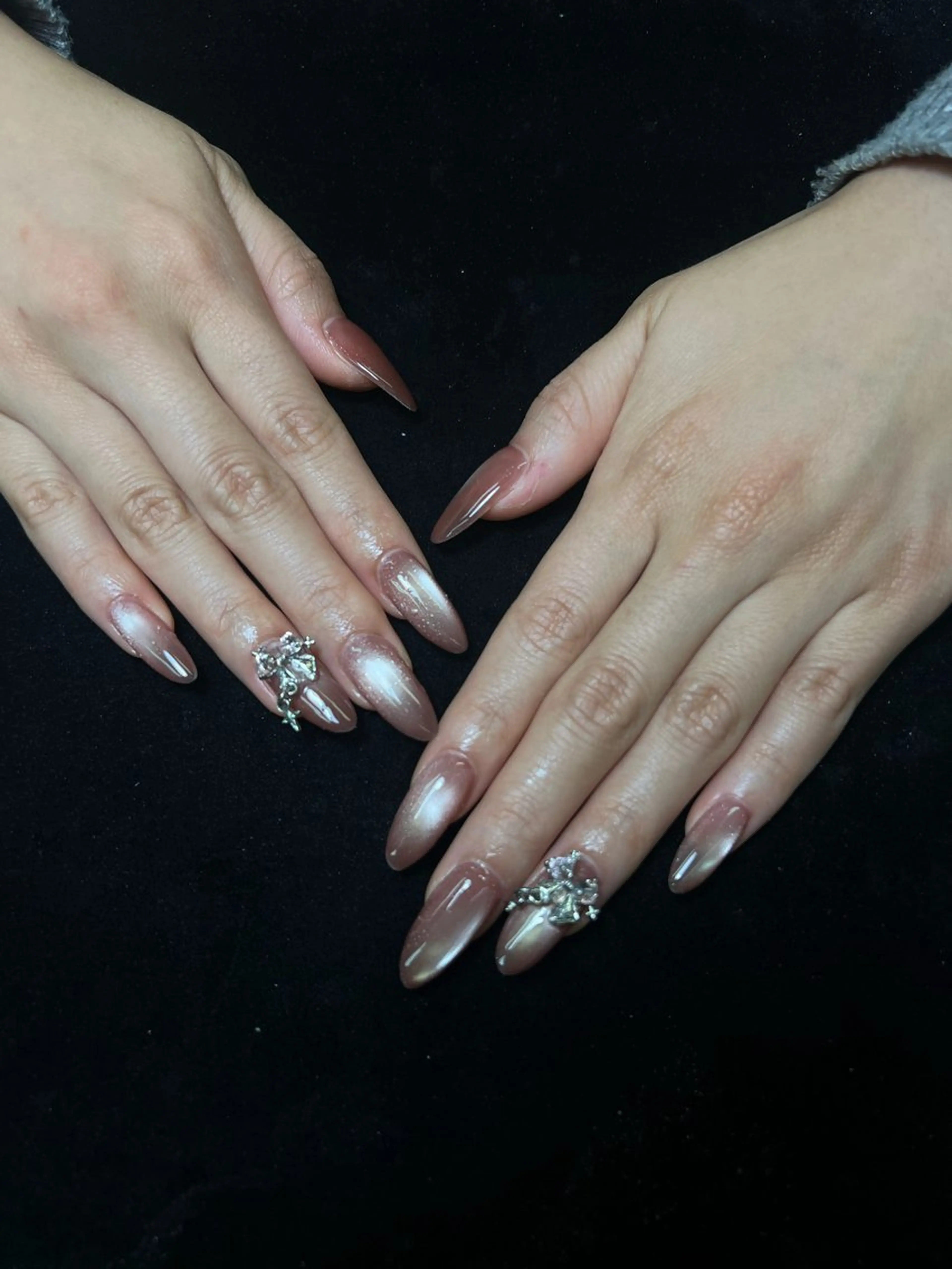 ネイル ビー玉ネイル ハンドネイル な なのネイルデザイン