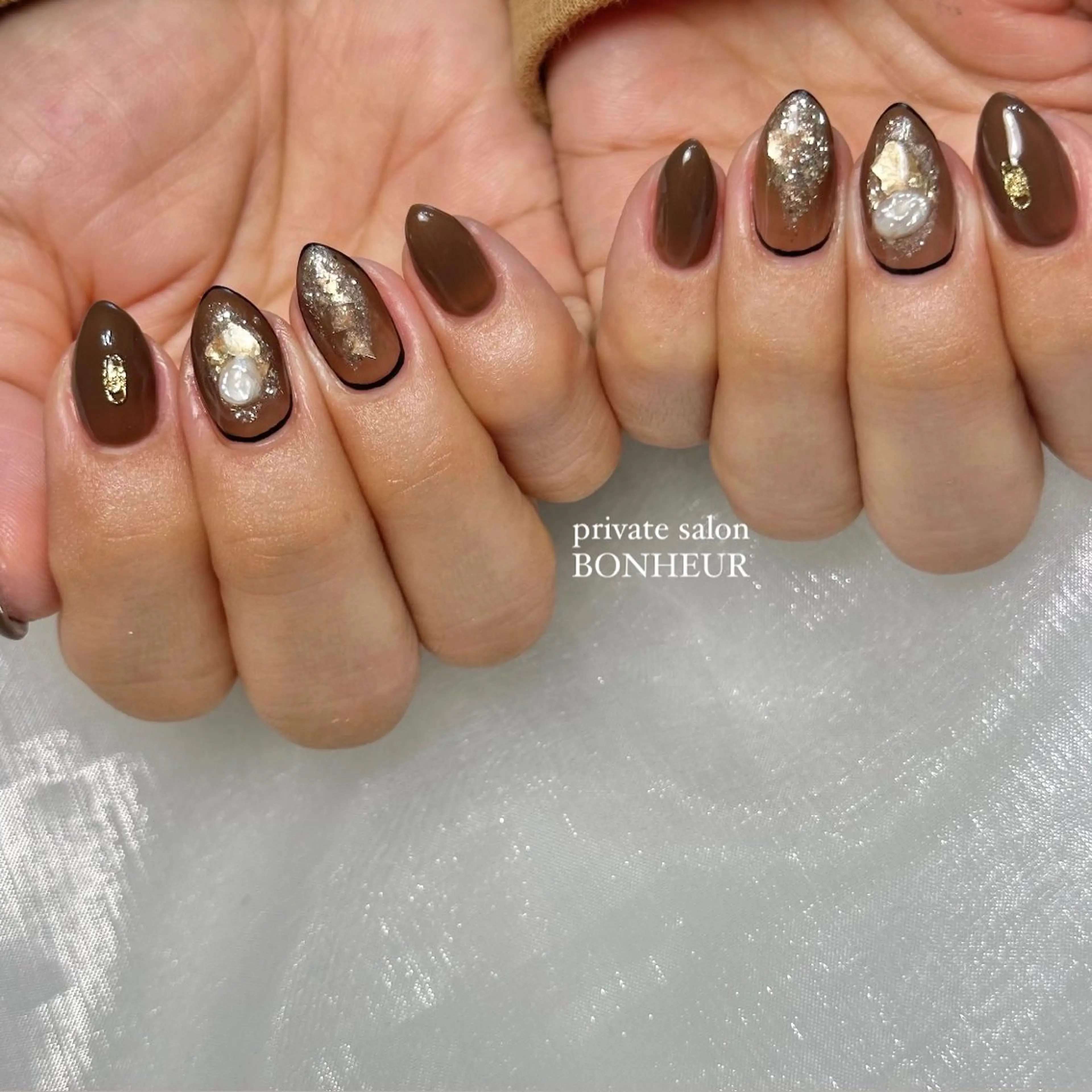 ネイル ハンドネイル BONHEUR Annaのネイルデザイン