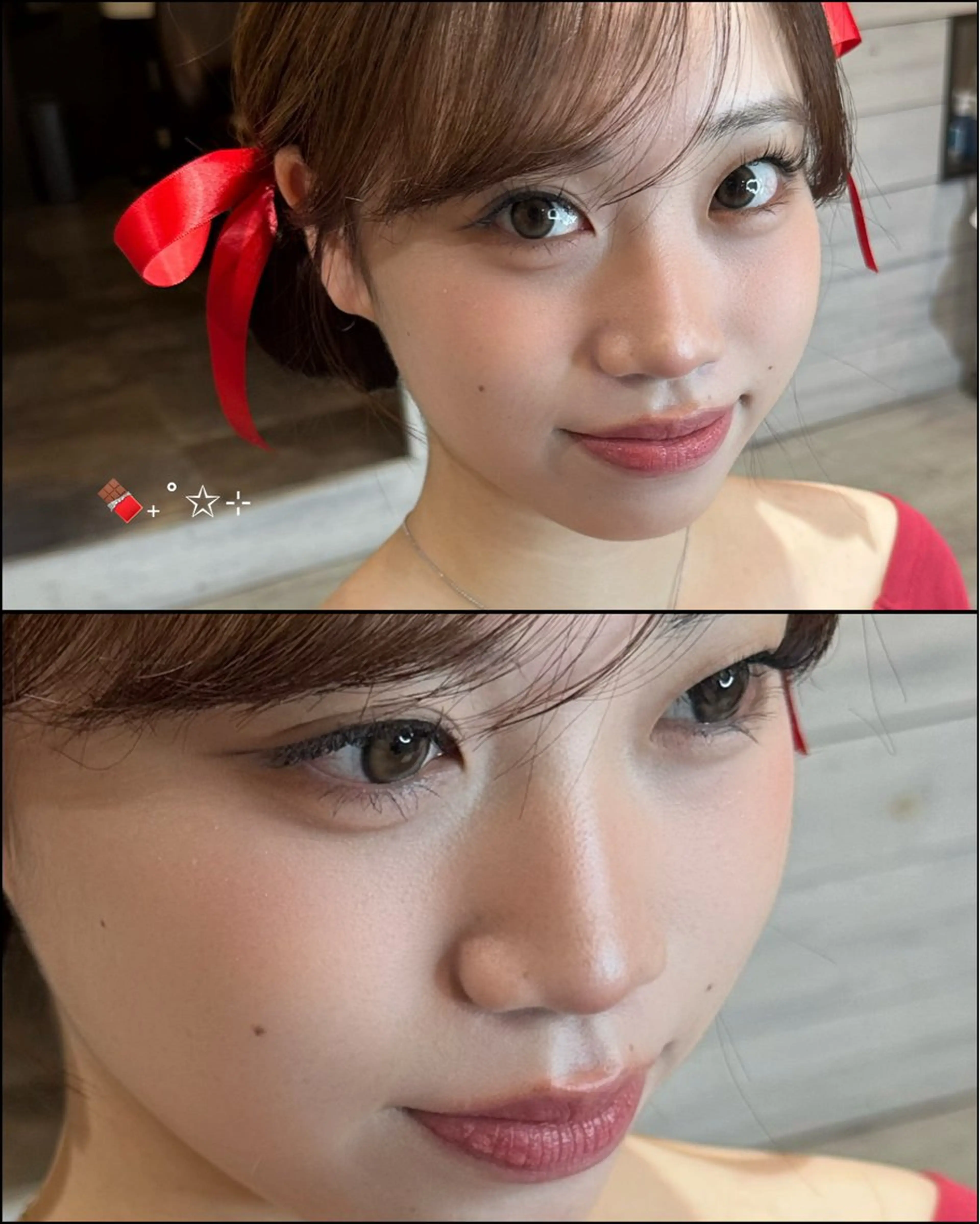 【撮影・SNS投稿可能な方のみ】U29韓国メイク+巻きセット🇰🇷モニター募集 🎵(つけまつげ無料♡)の写真